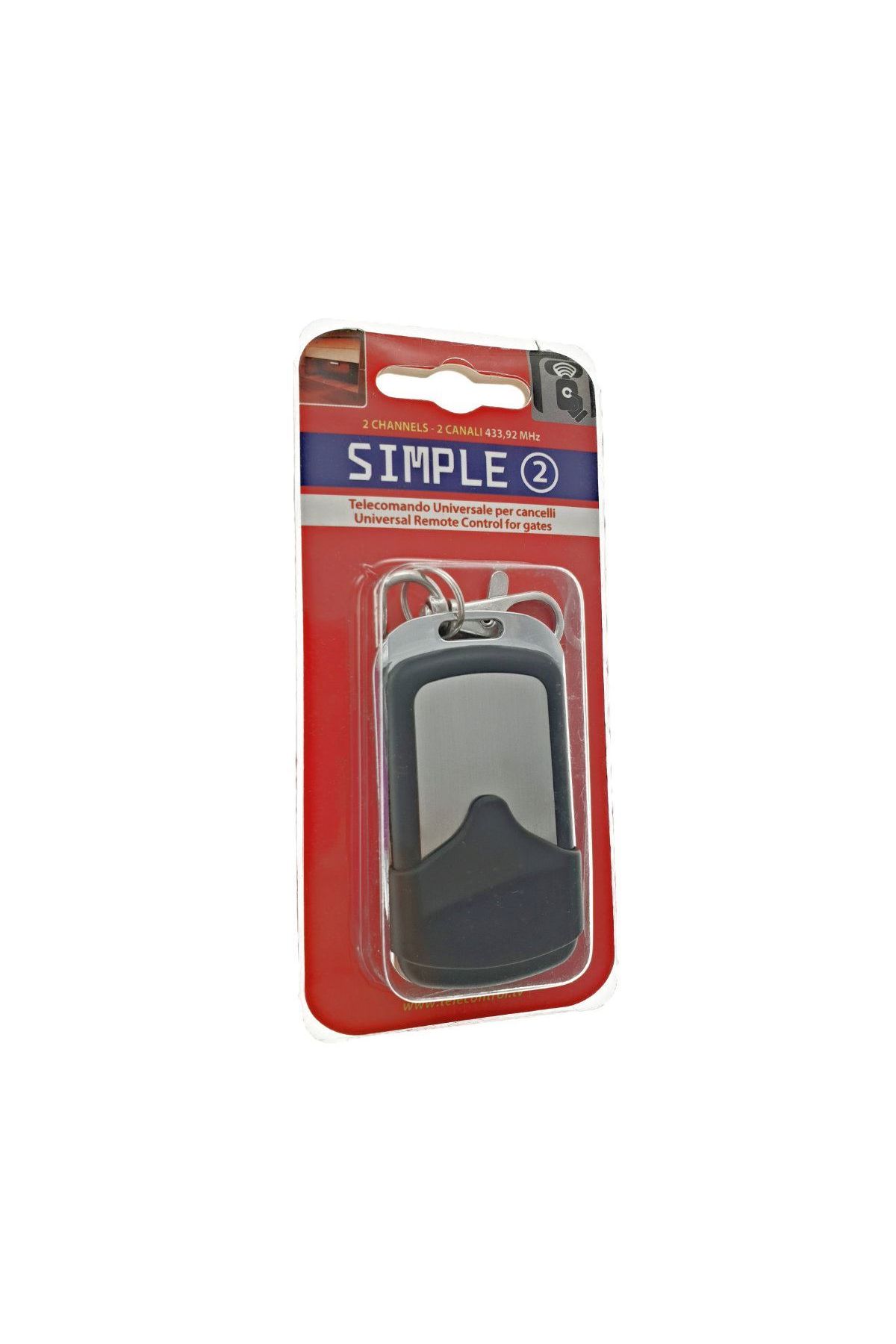 Superior-Universal remote control with fixed code 433.92 MHz, electric gate, garage, Superior Simple 2 7