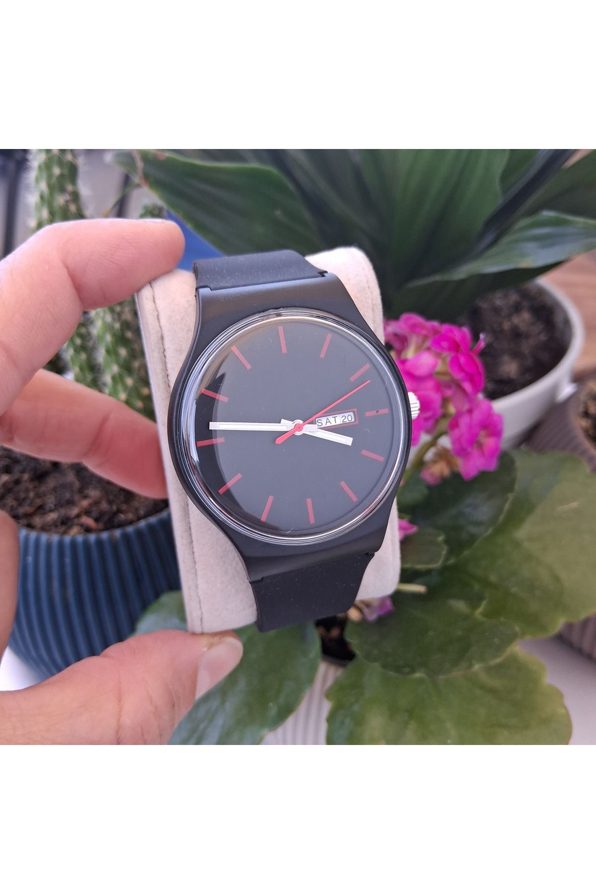 Choppers Unisex silikon takvimli kol saati