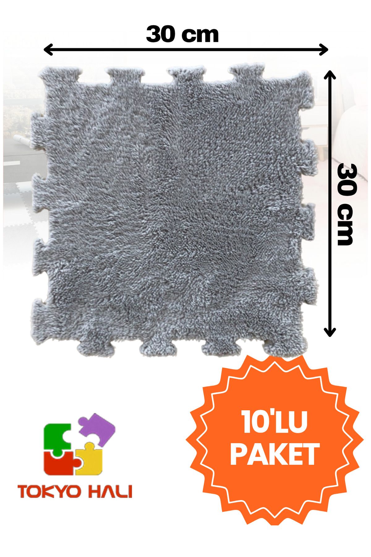 Tokyo Halı Puzzle Halı, Kendi Tasarımını Oluştur, Yapboz Halı, Peluş Halı