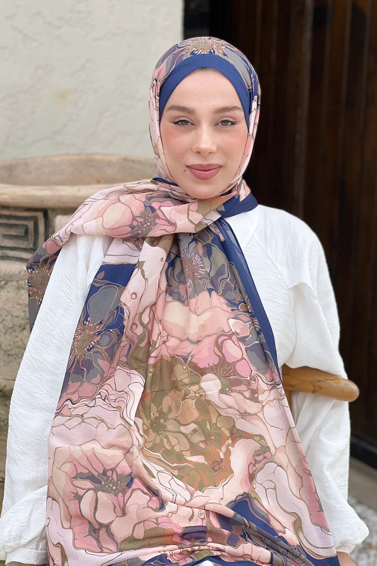 Tesettür Diyarı Alice Desen Lina Şal