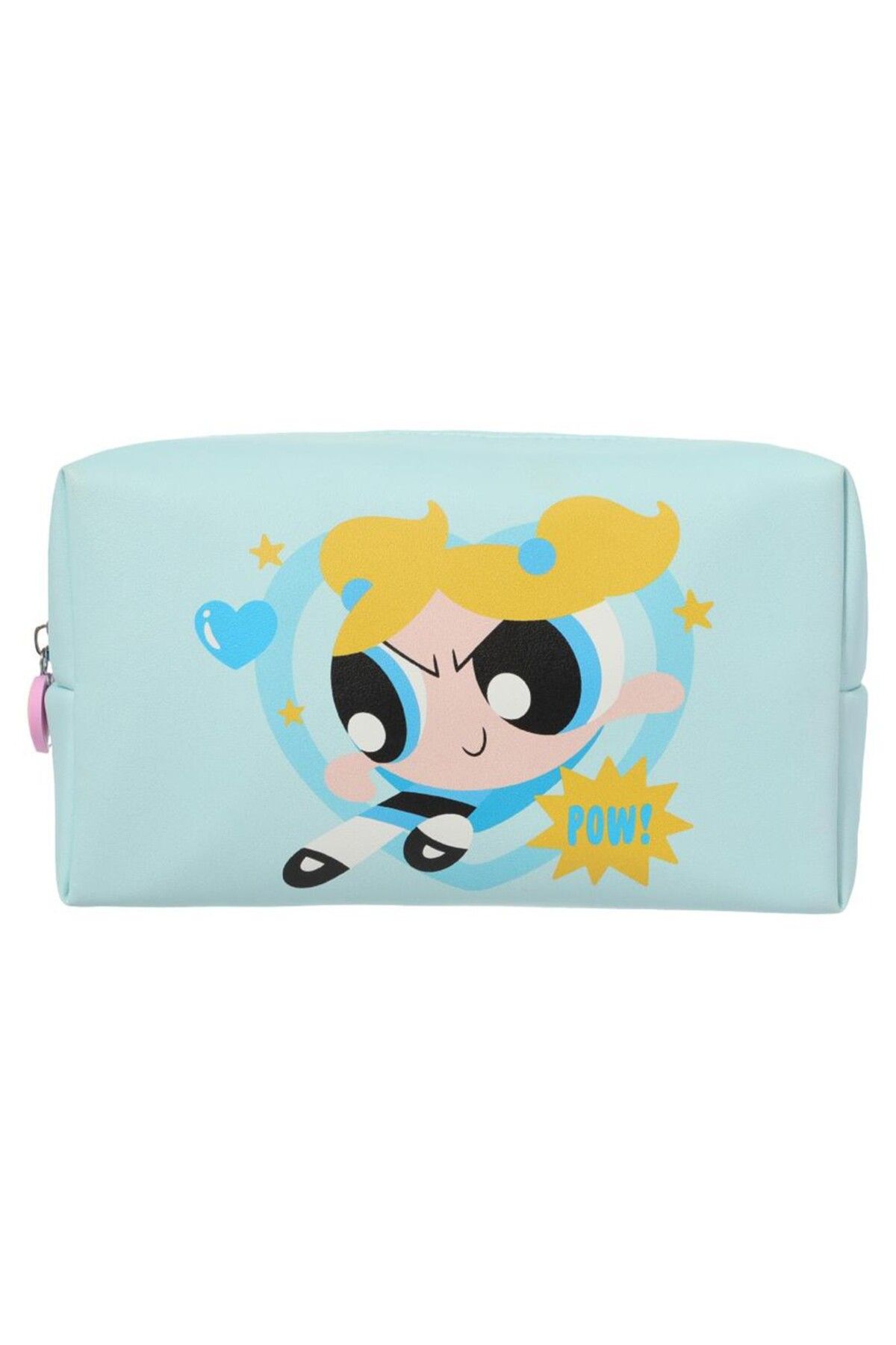 Miniso Powerpuff Girls Lisanslı Kare Kozmetik Çantası - Bubbles