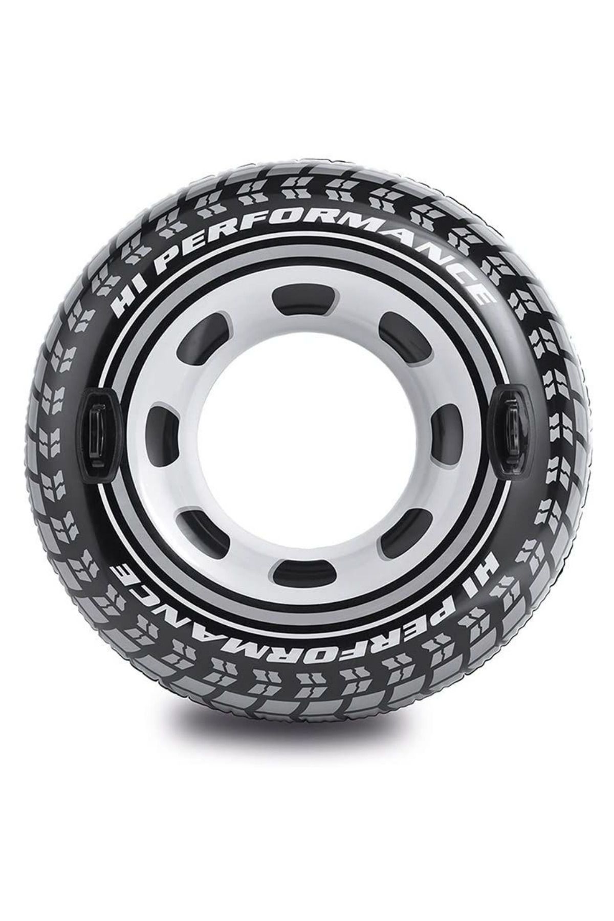 yumurcakstore Deniz Simidi Tekerlek Şeklinde Şişme Lastik Desenli Havuz Simidi Güvenli EğlenceliSuOyuncağı 90cm