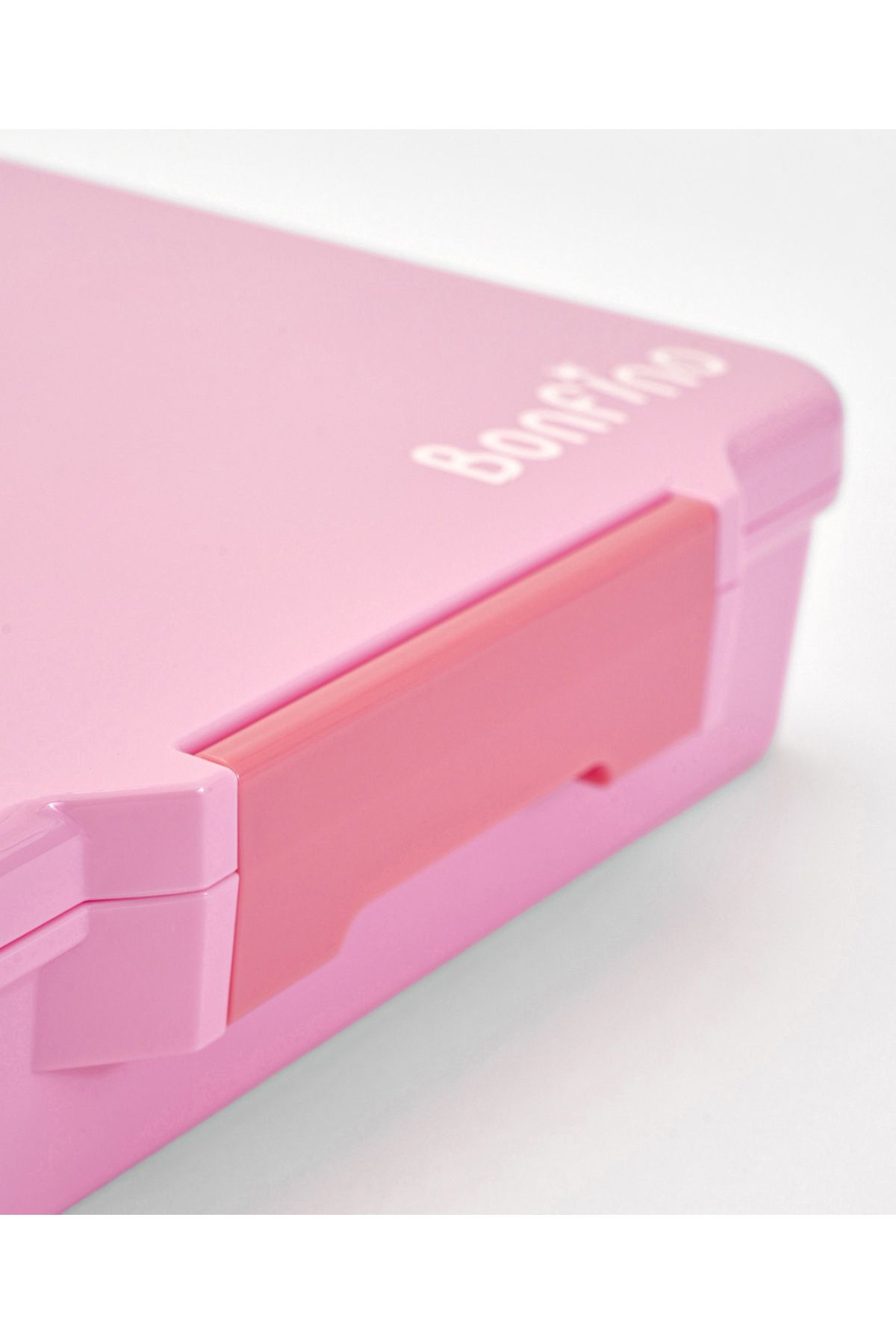 Bonfino-Bonfino Lunch Box with Cutlery and Side Dish Container , 1330 mL, 23 x 17 x 5.5 cm - Pink 8