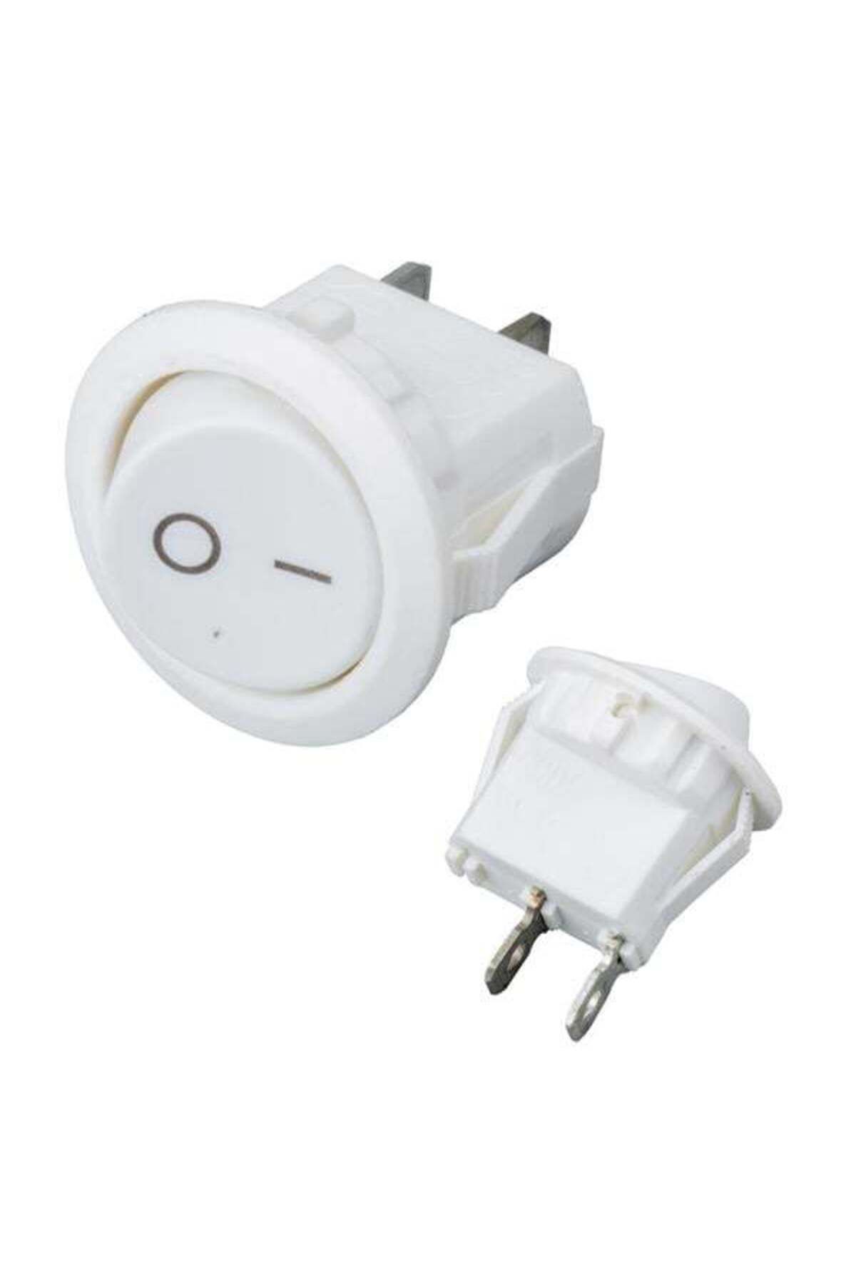 Zayla IC-133A Yuvarlak Işıksız On-Off Anahtar 2P
