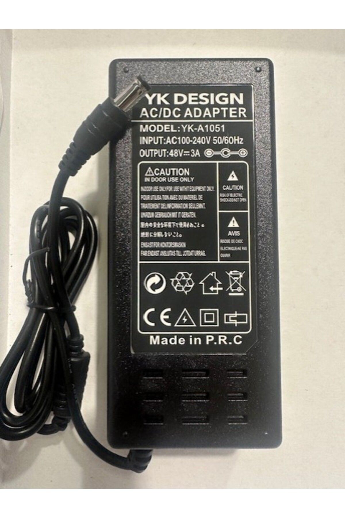 KEEPRO 48 volt 3 amper adaptör 48 v 3 a 5.5 mm 2.5 mm adaptör
