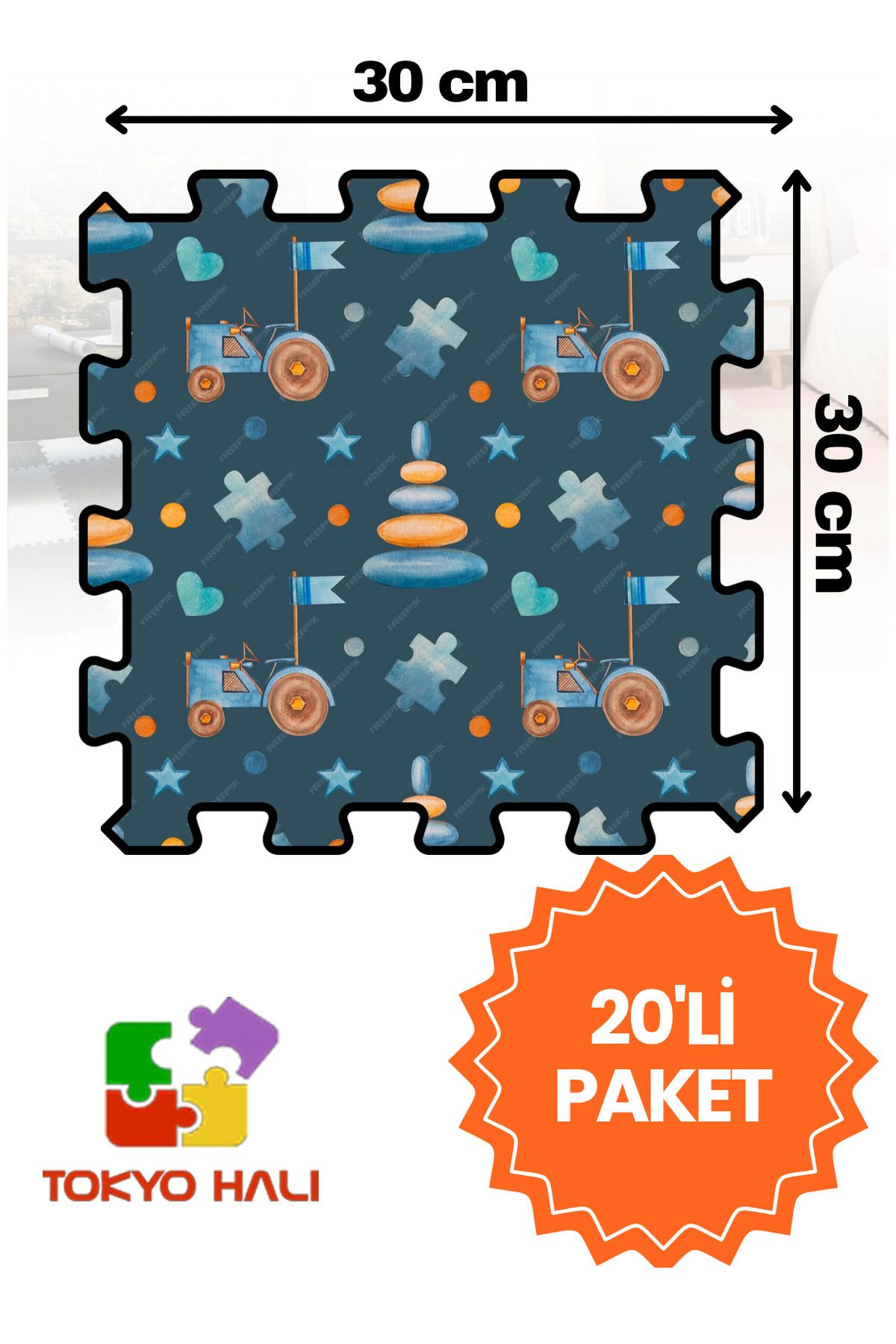 Tokyo Halı Puzzle Halı, Kendi Tasarımını Oluştur, Yapboz Halı, Peluş Halı
