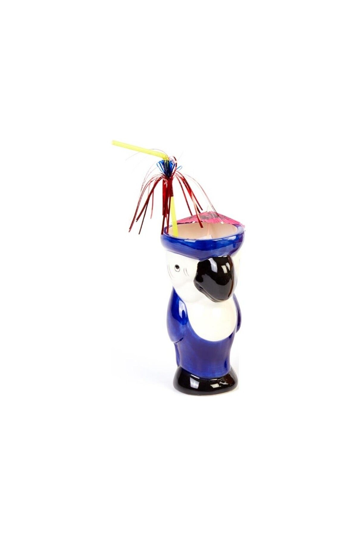 Biradlı Papağan Model Seramik Tiki Mug Kokteyl Bardağı