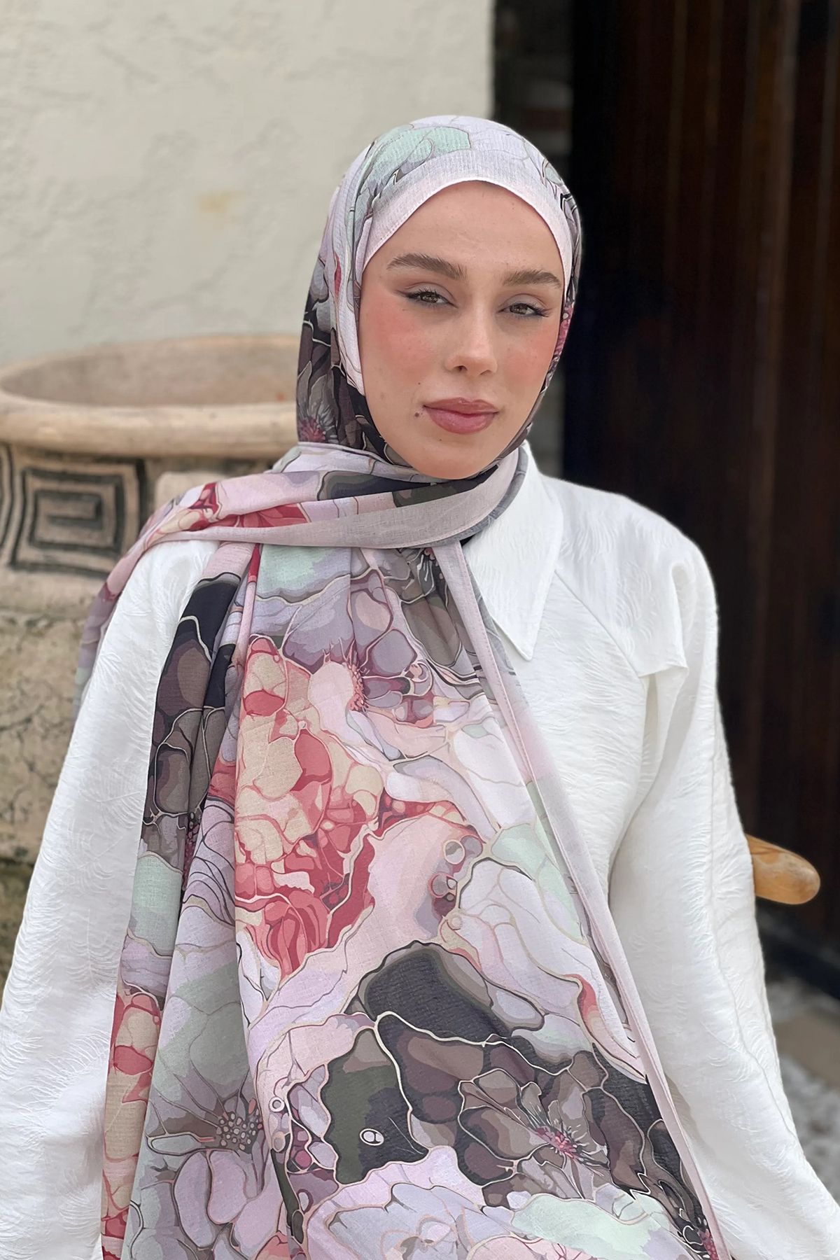 Tesettür Diyarı Alice Desen Lina Şal