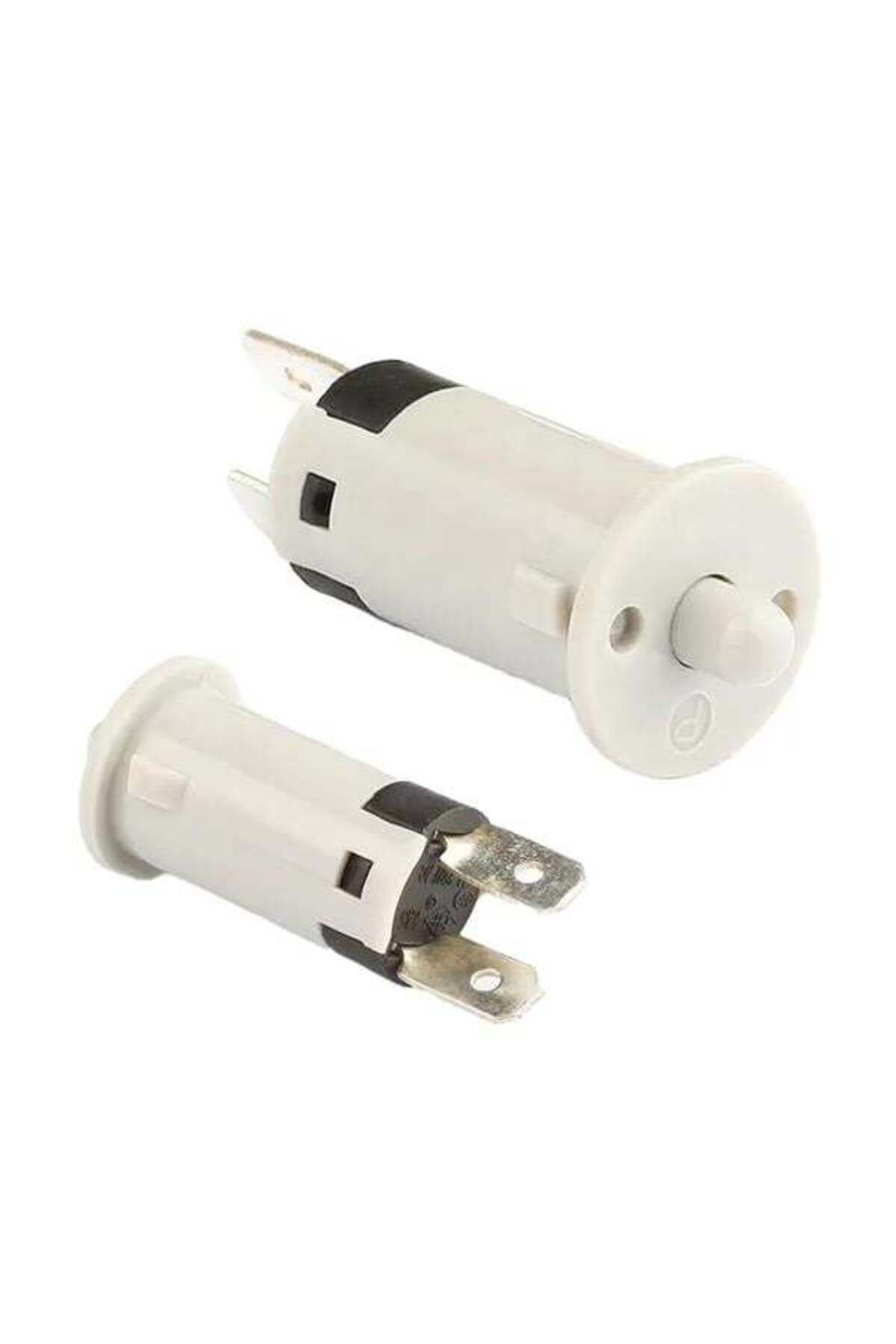 Zayla IC-187A Kapak Switch Ø12mm (NC) Normalde Kapalı Kontak PBS-25B Beyaz