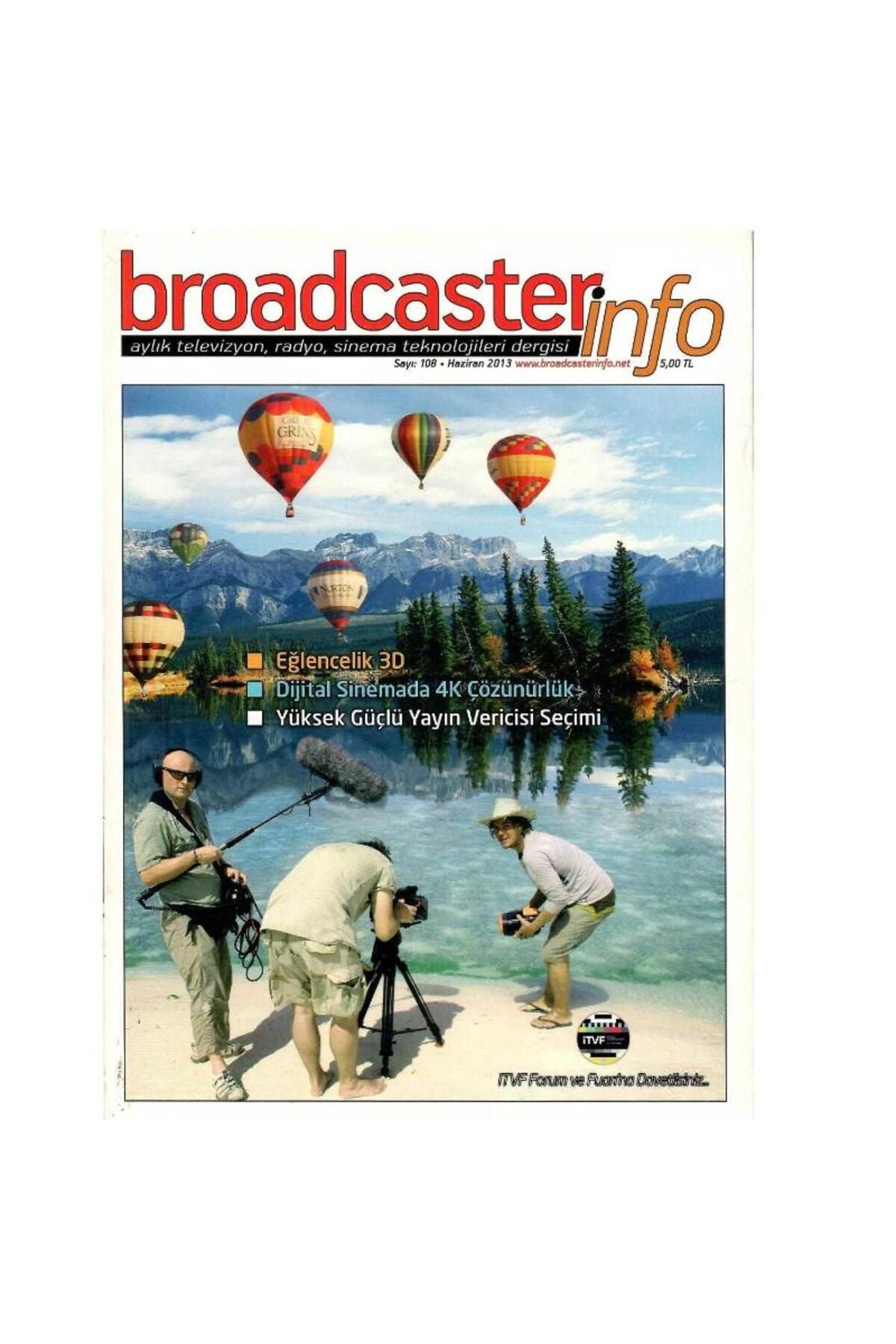 Kişisel Yayınlar Broadcasterinfo: Eğlencelik 3D (Sayı: 108-Haziran 2013 Retro Koleksiyon Eski Baskı)