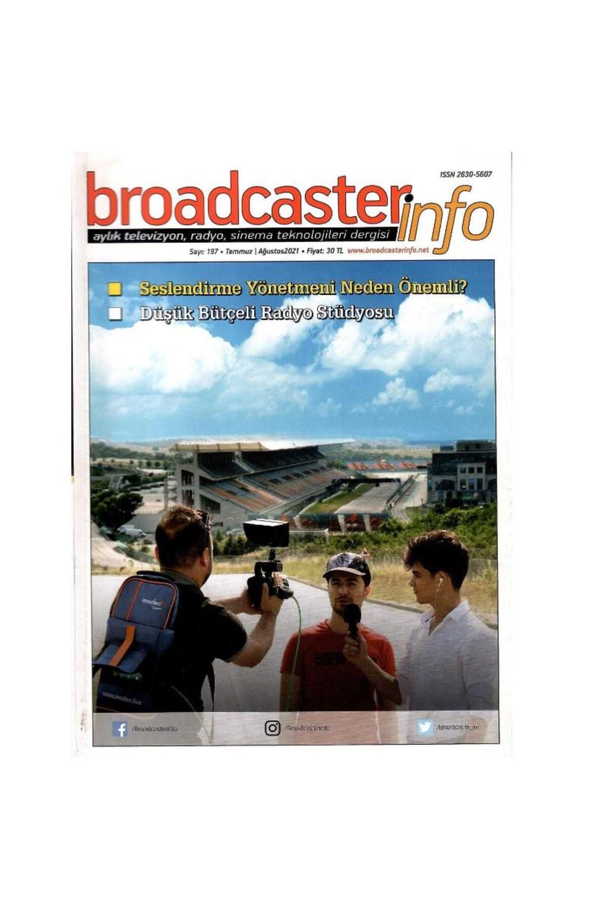 Kişisel Yayınlar Broadcasterinfo: Düşük Bütçeli Radyo Stüdyosu(Sayı:197-Temmuz/Ağus 2021 Retro Koleksiyon Eski Baskı)