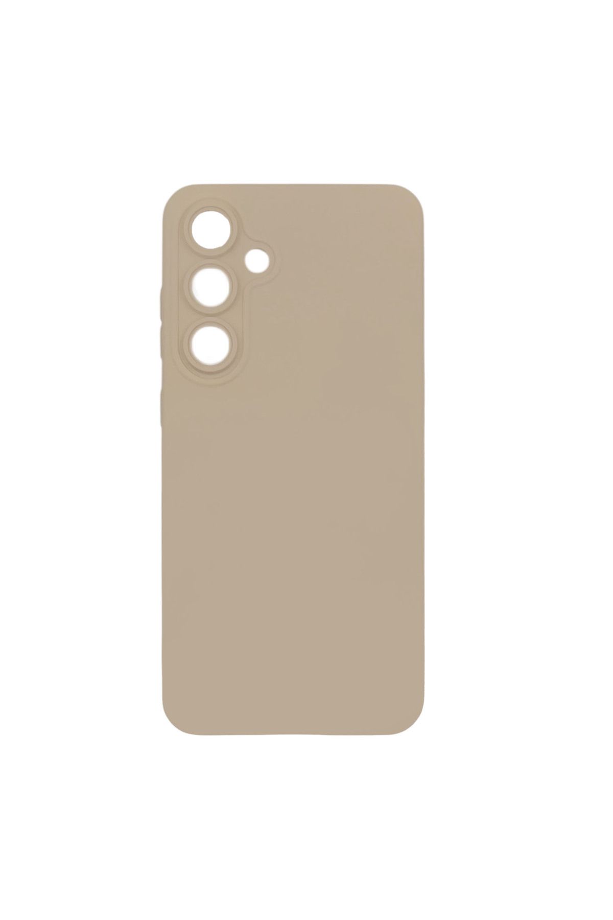 Nettech Samsung Galaxy S24 FE Uyumlu Lansman Nano Arka Koruma Kılıf (Krem)
