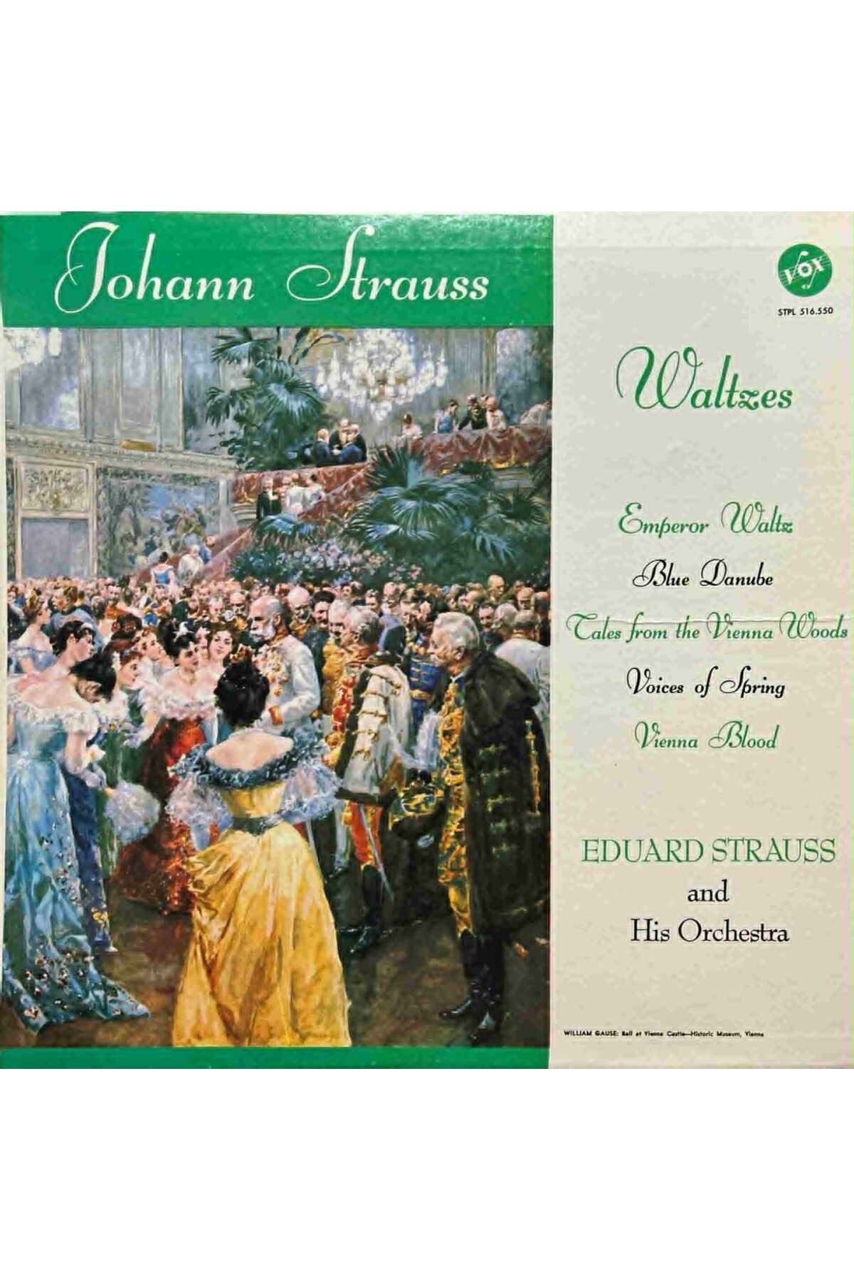 Plak İstasyonu Johann Strauss Waltzes Classic LP Plak