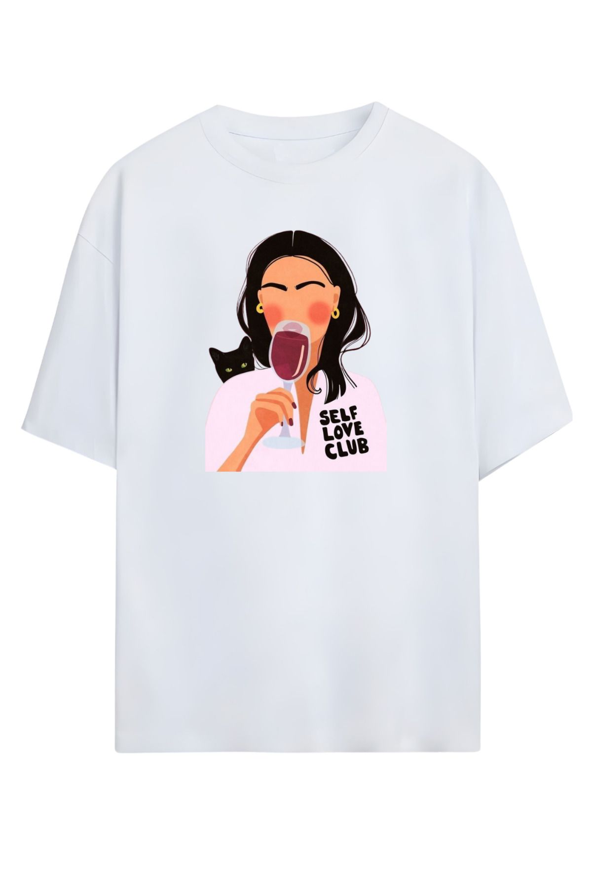 MAGORS GraffTee Unisex %100 Organik Pamuk Bisiklet Yaka Illustrasyon Baskılı Özel Tasarım T-shirt