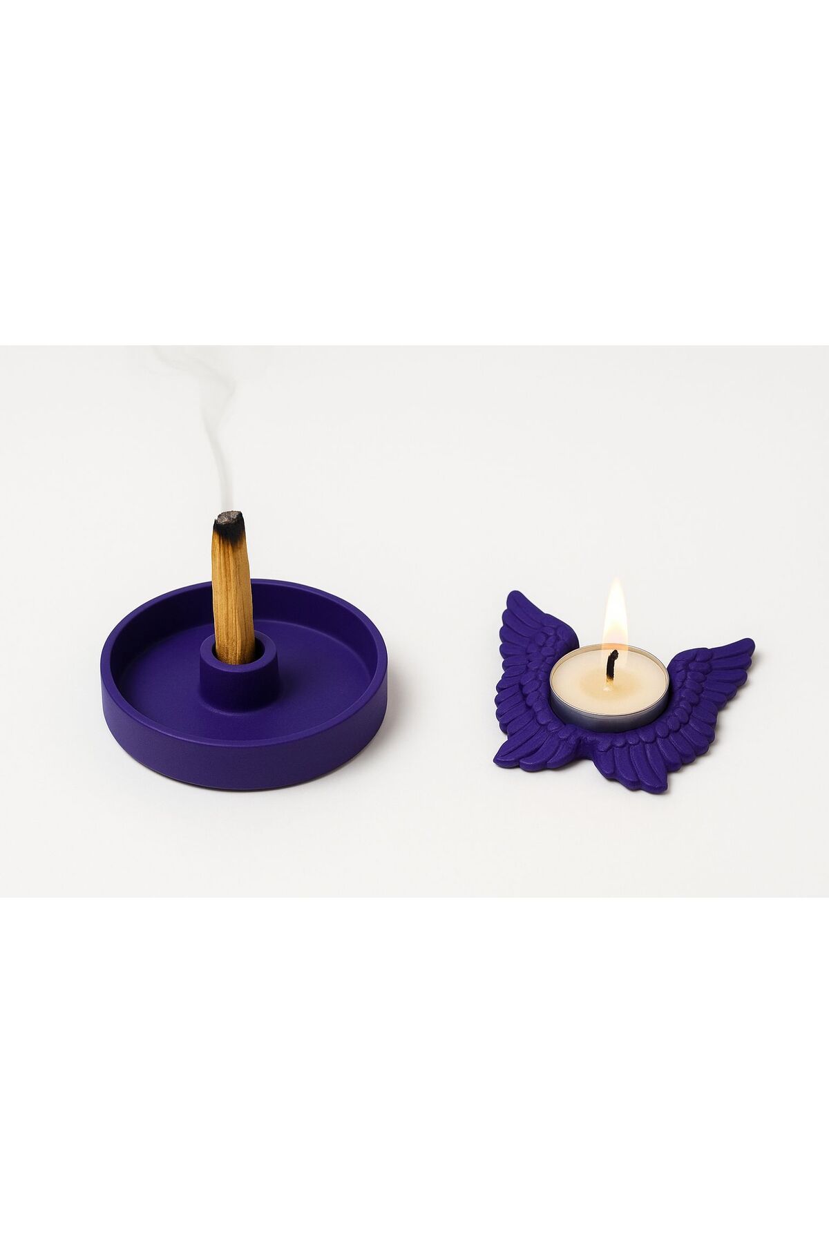 Evoda Life Mini Arınma Ve Niyet Seti - Peru Palo Santo, Tütsülük, Melek Mumluk
