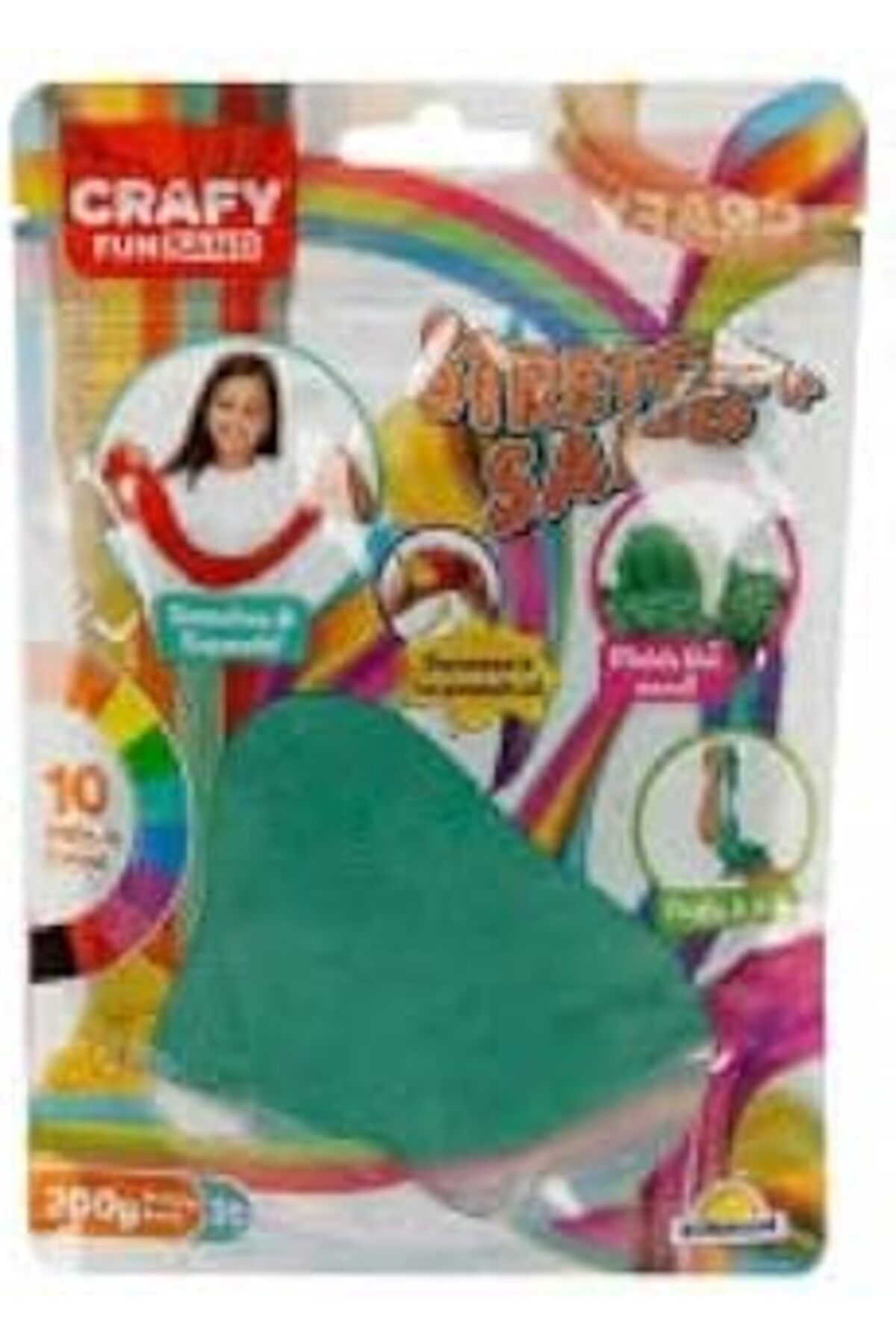 Pazarcan Crafy Streç Oyun Kumu Yeşil 200 G