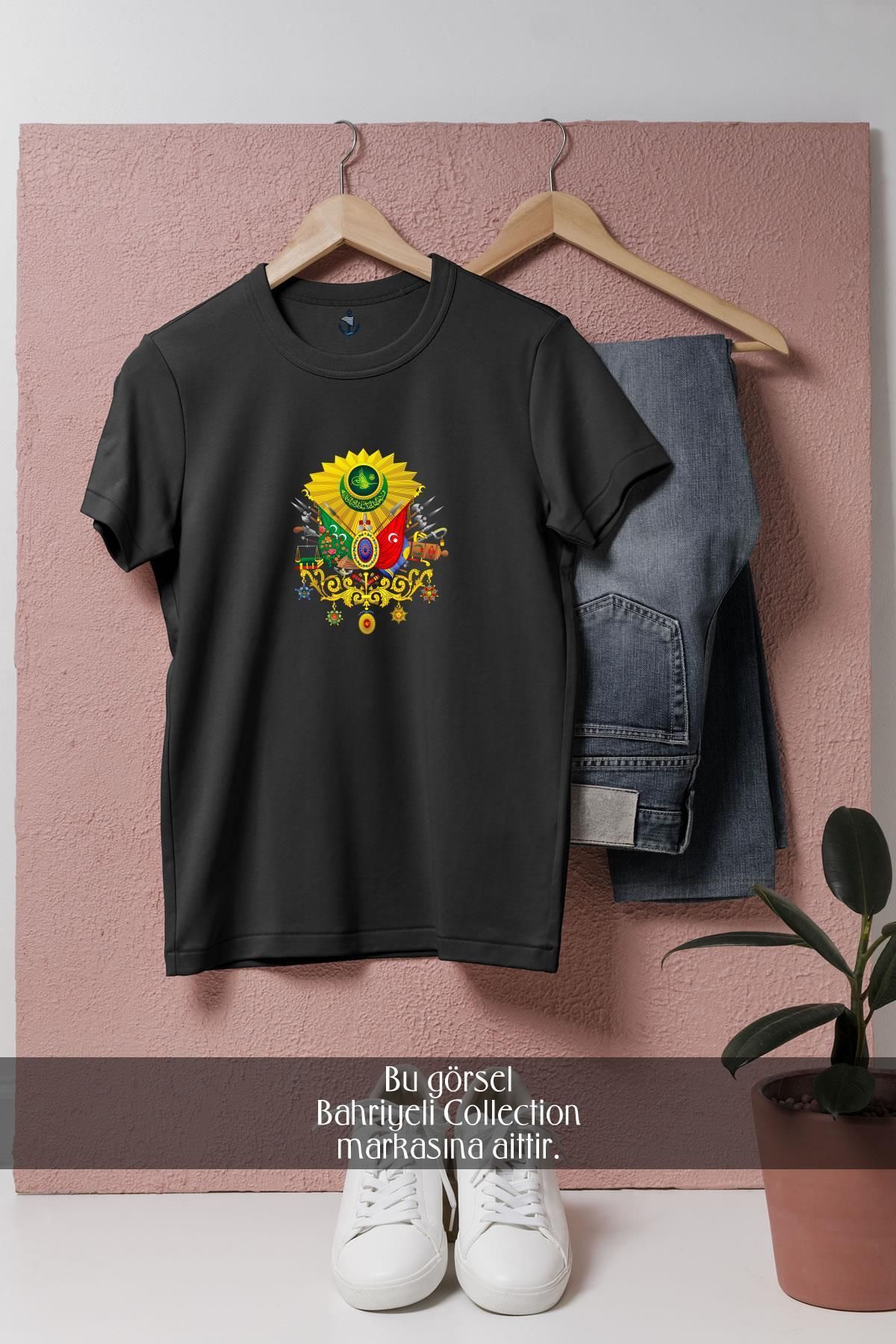 Bahriyeli Collection Oversize Osmanlı İmparatorluğu _ Ottoman Empire Tasarımlı Unisex T-Shirt