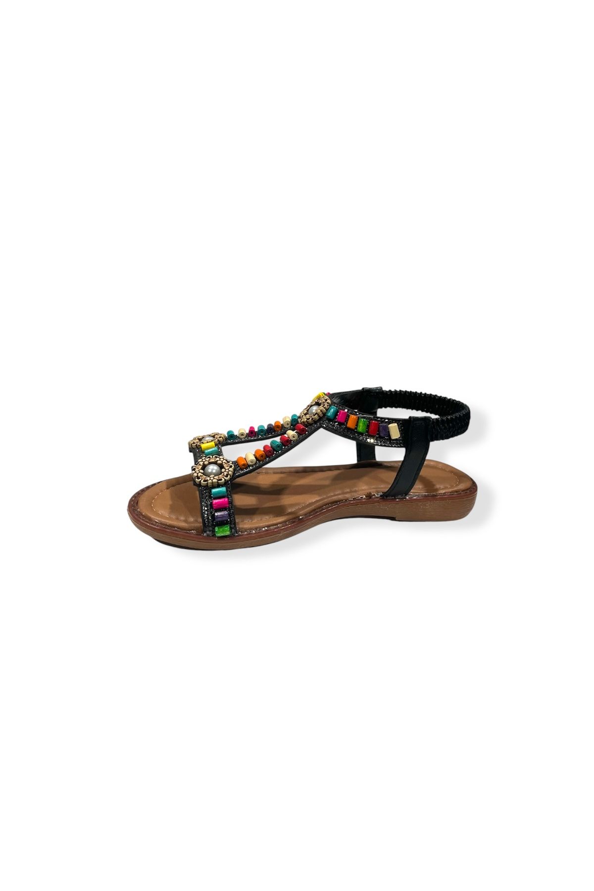 Butik Boncuk Detaylı Sandalet