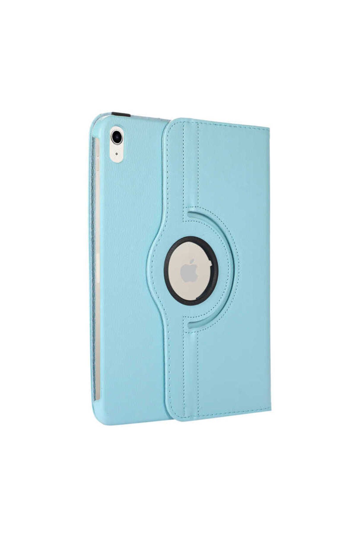 Coolacs Apple iPad A16 11.Nesil (A3354-A3355) 360 Dönebilen Pu Deri Standlı Tablet Kılıfı