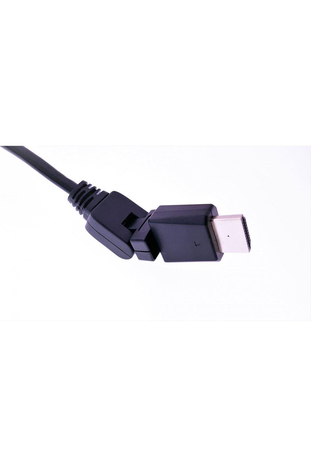 OEM-HDMI 1.2 Full HD Cable, 3m - With 360° Rotating Adapters - Solution for Connections in Narrow Spaces 1