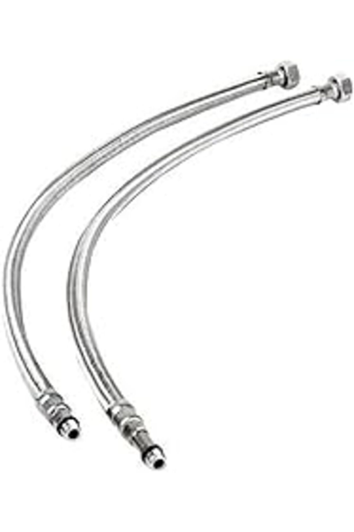 Pazarcan Batarya Flex Hortum 3/8-M10 50 Cm Kısa Uç (2 Adet)
