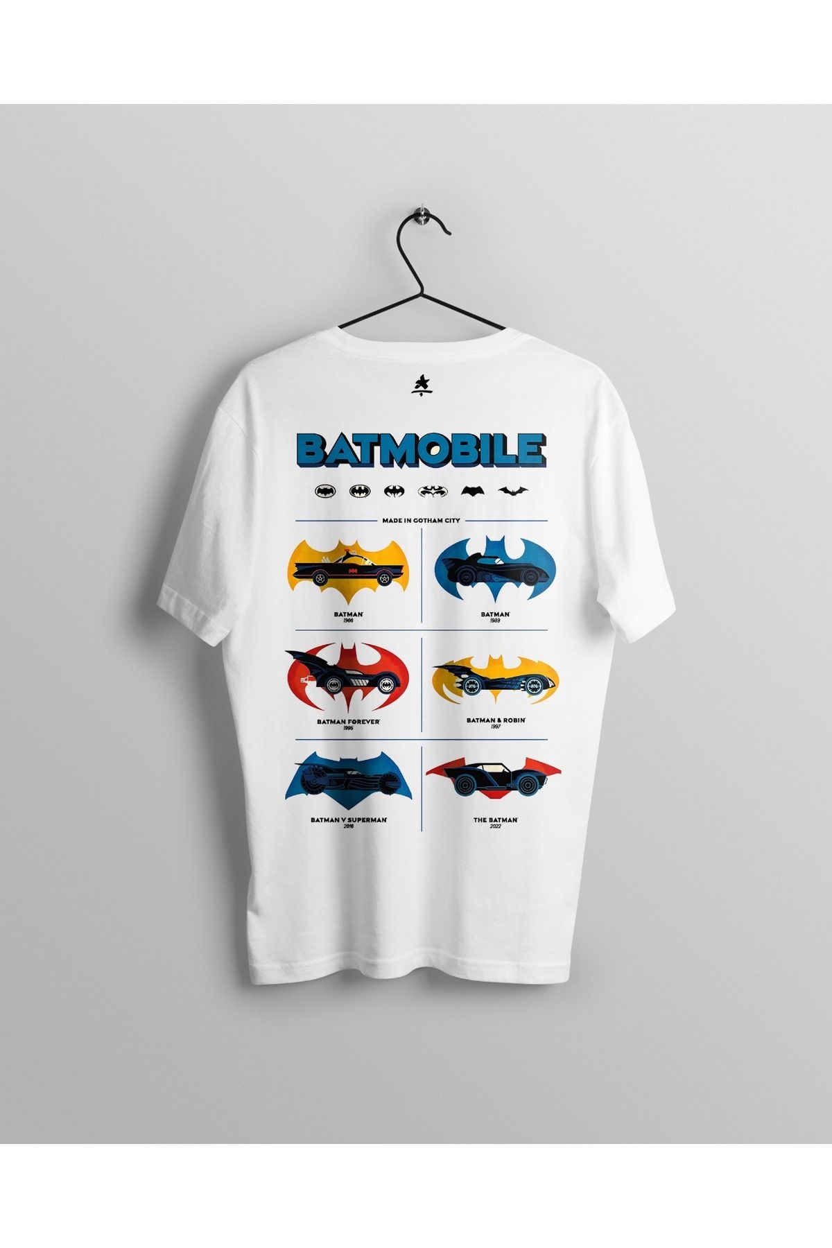 Ct Erkek Oversize Baskılı T-Shirt - Batman