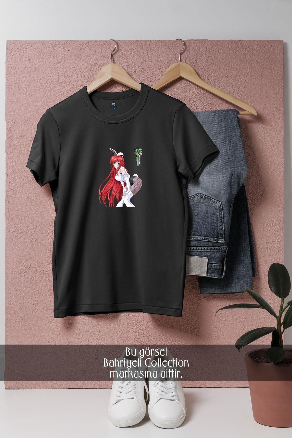 Bahriyeli Collection Oversize Mangaka Black Hair Anime Tasarımlı Unisex T-Shirt