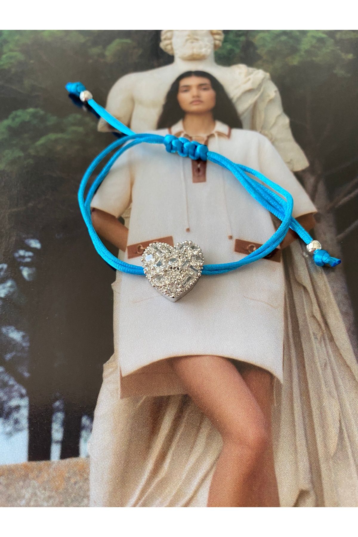 Pinery Jewels Taşlı İp Yazlık Kadın Bileklik – Modern ve Şık Tasarım