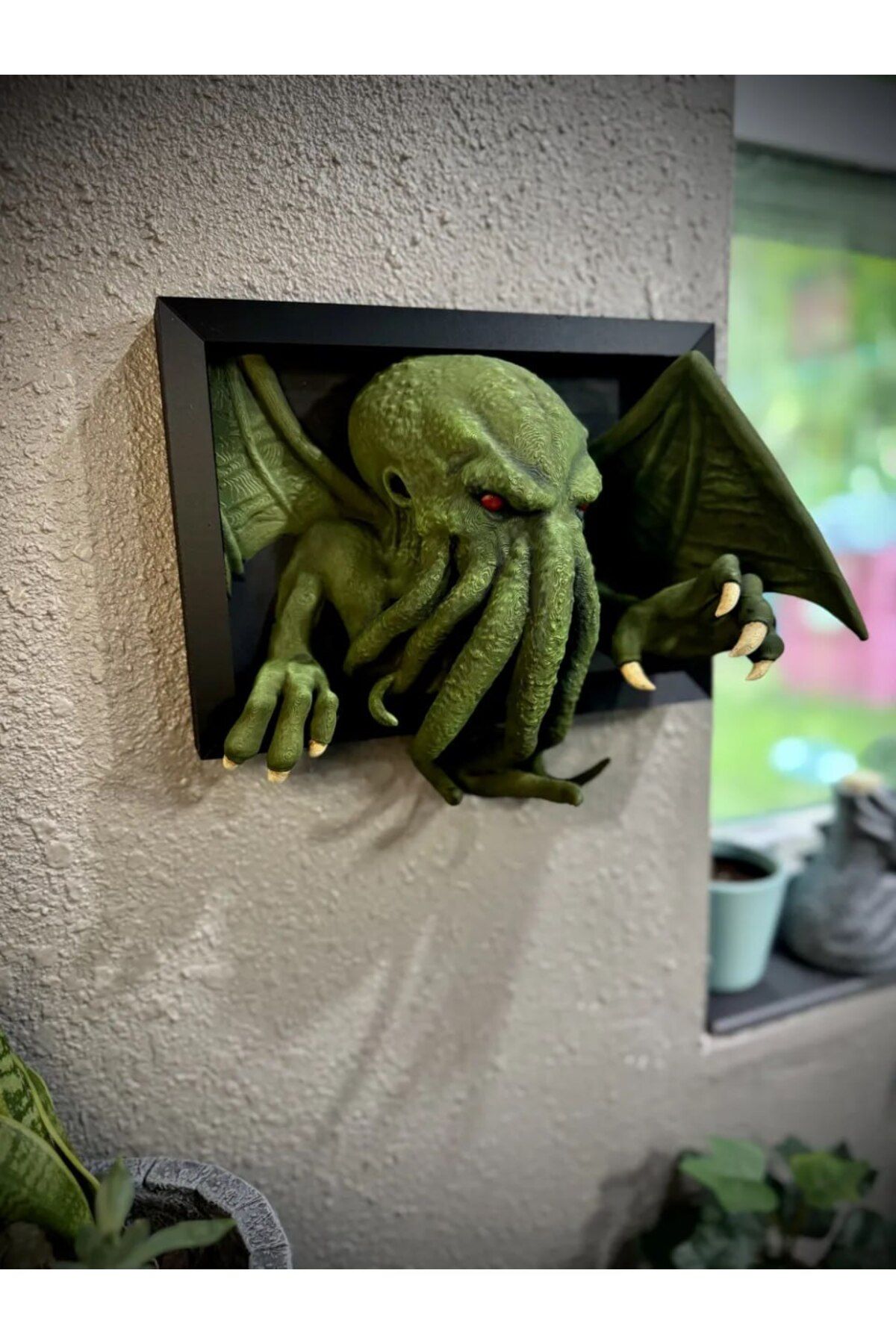 ValoriaConcept 🐙 Efsanevi Cthulhu Duvar Tablosu – Karanlık Sanatın Zirvesi! 🐙