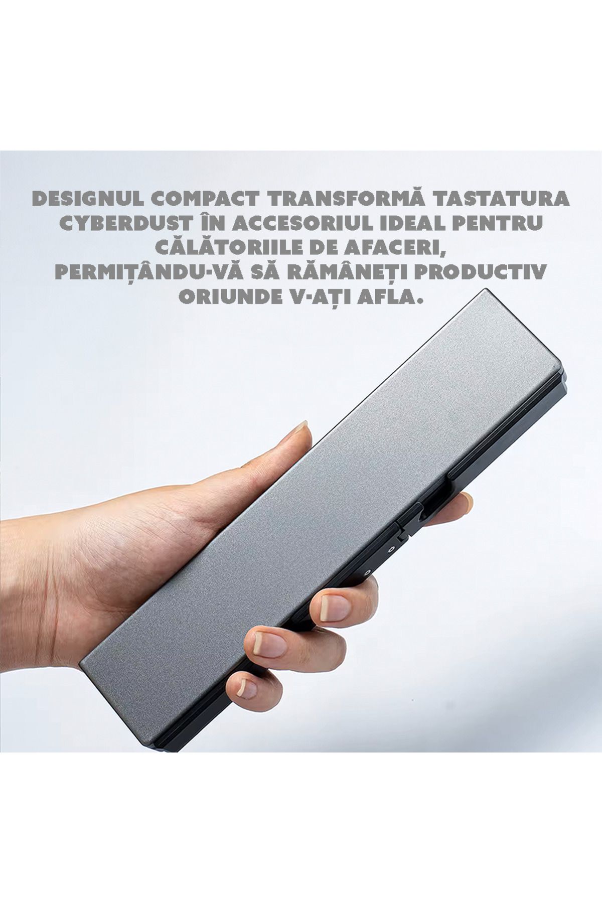 CYBERDUST-Foldable keyboard, CYBERDUST, Portable, Compact, Lightweight, Compatible with iOS and Android devices 2