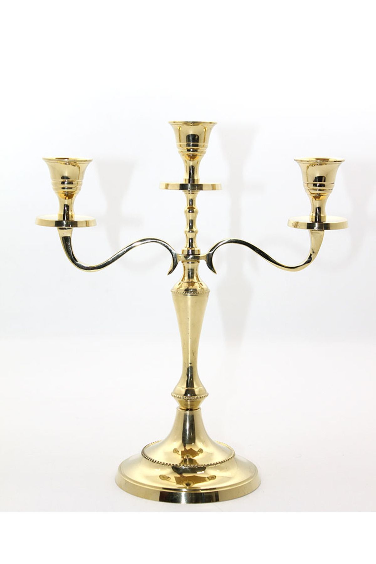VANCH Pirinç 3'lü Şamdan Model 1