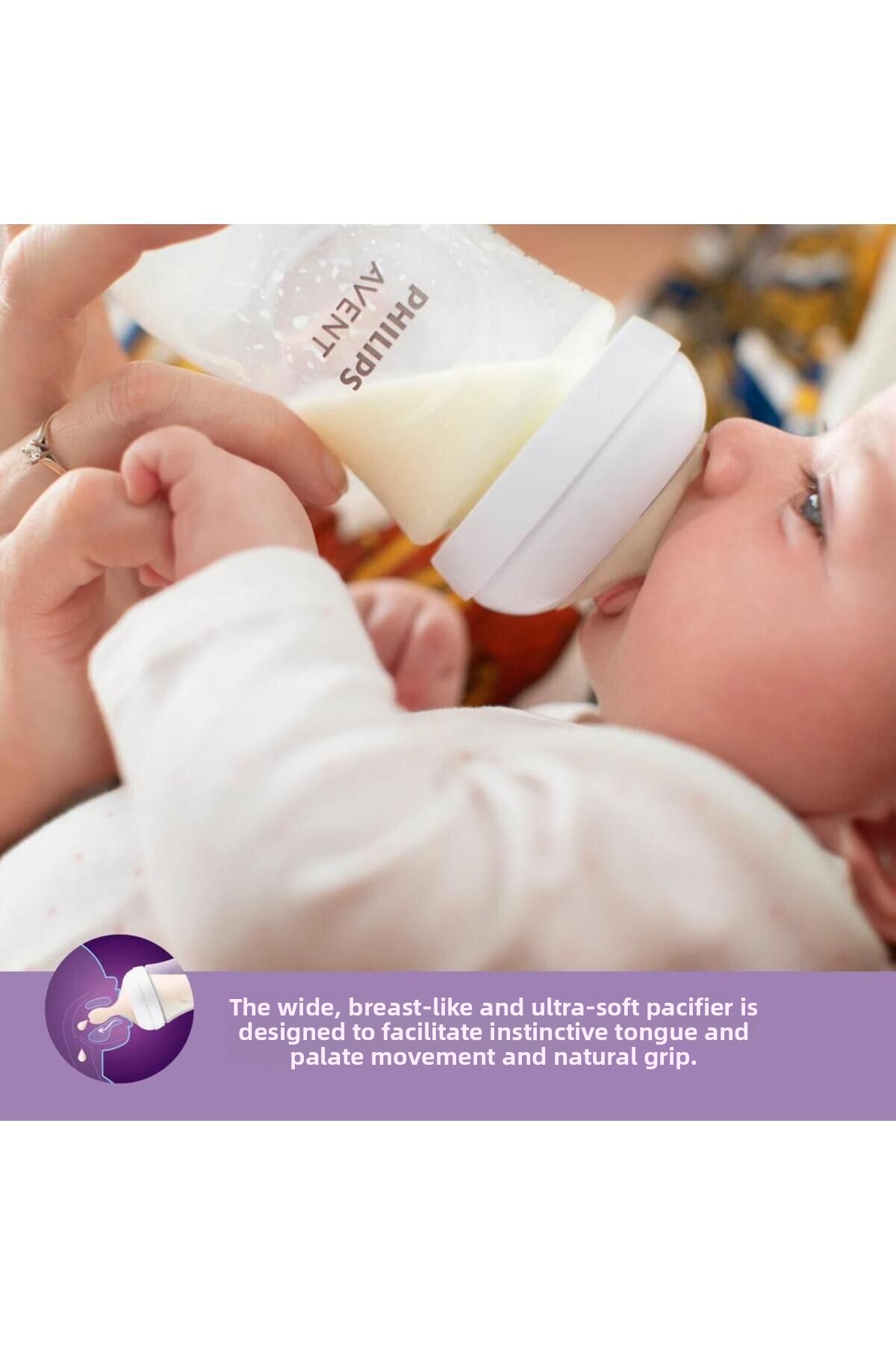 آونت نچرال رسپانس سینهک دو تکه شیشه شیر شماره ۶، ۶ ماهه