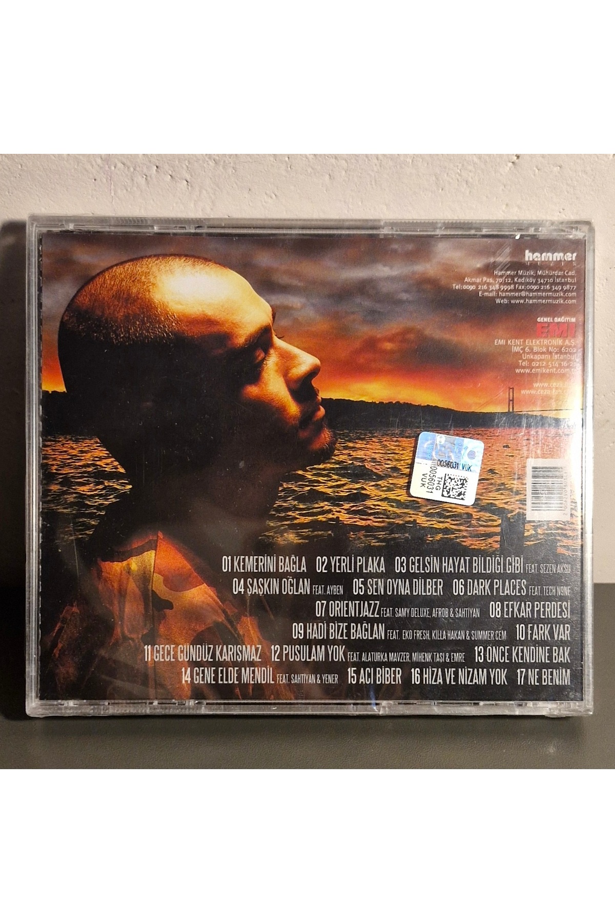 Hammer Müzik Ceza - Yerli Plaka - Rap Cd (JELATİNLİ ÜRÜN) - Fiyatı