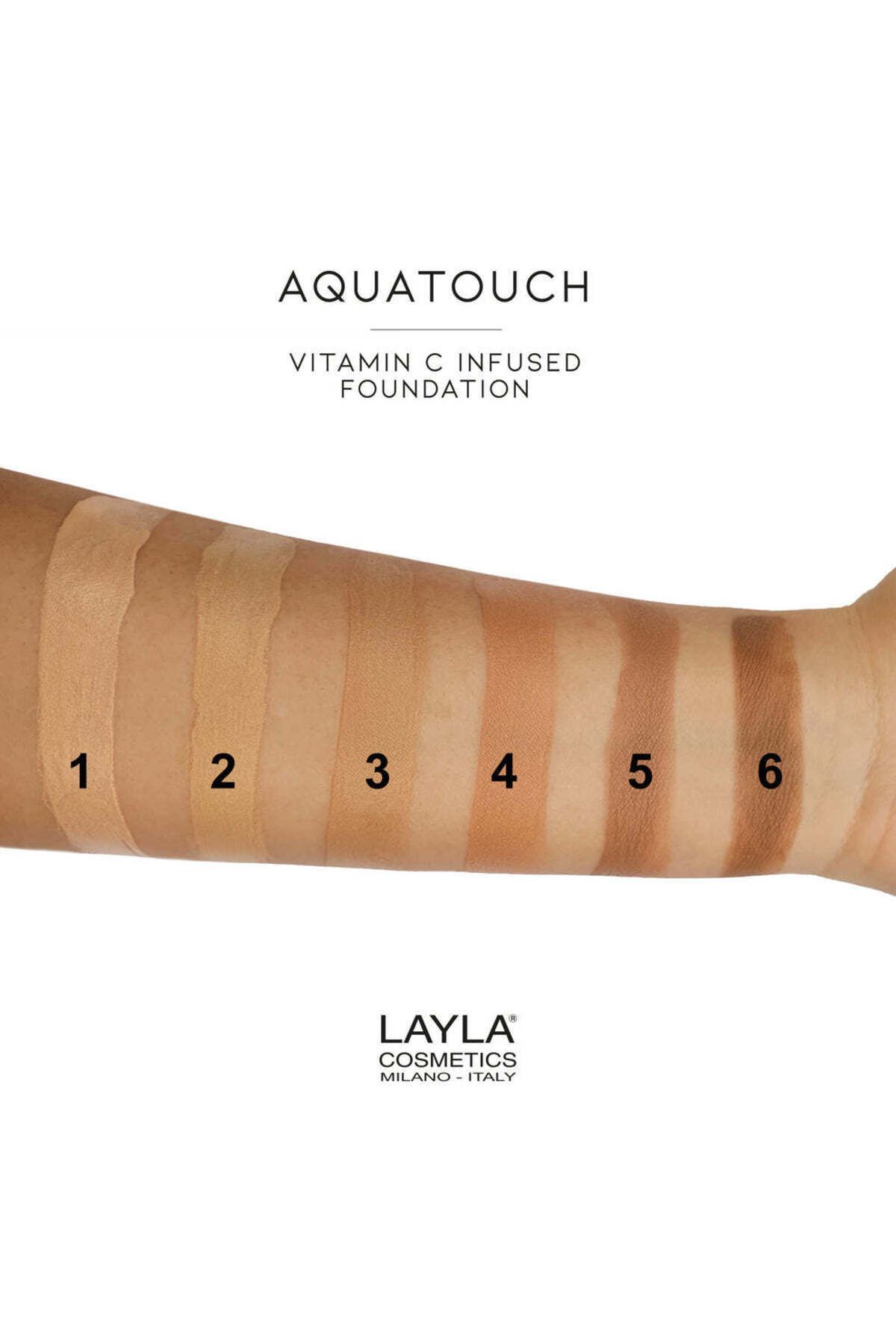 Layla Cosmetics-Aquatouch Vitamin C Infused Foundation N. 2 – Anti-Aging Foundation 3