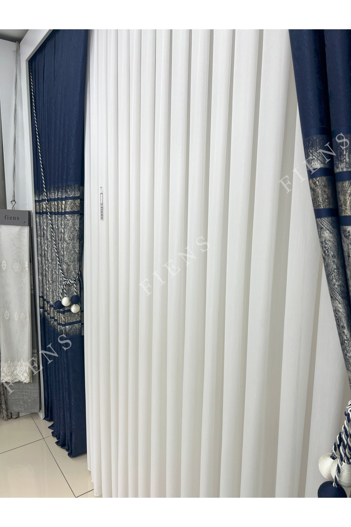 Lüks İpek Soft Bambu Şantuklu Ağır Gramajlı 1/3 Sık Pileli Tül Perde Ütüıstemeyen | En Çok Satılan