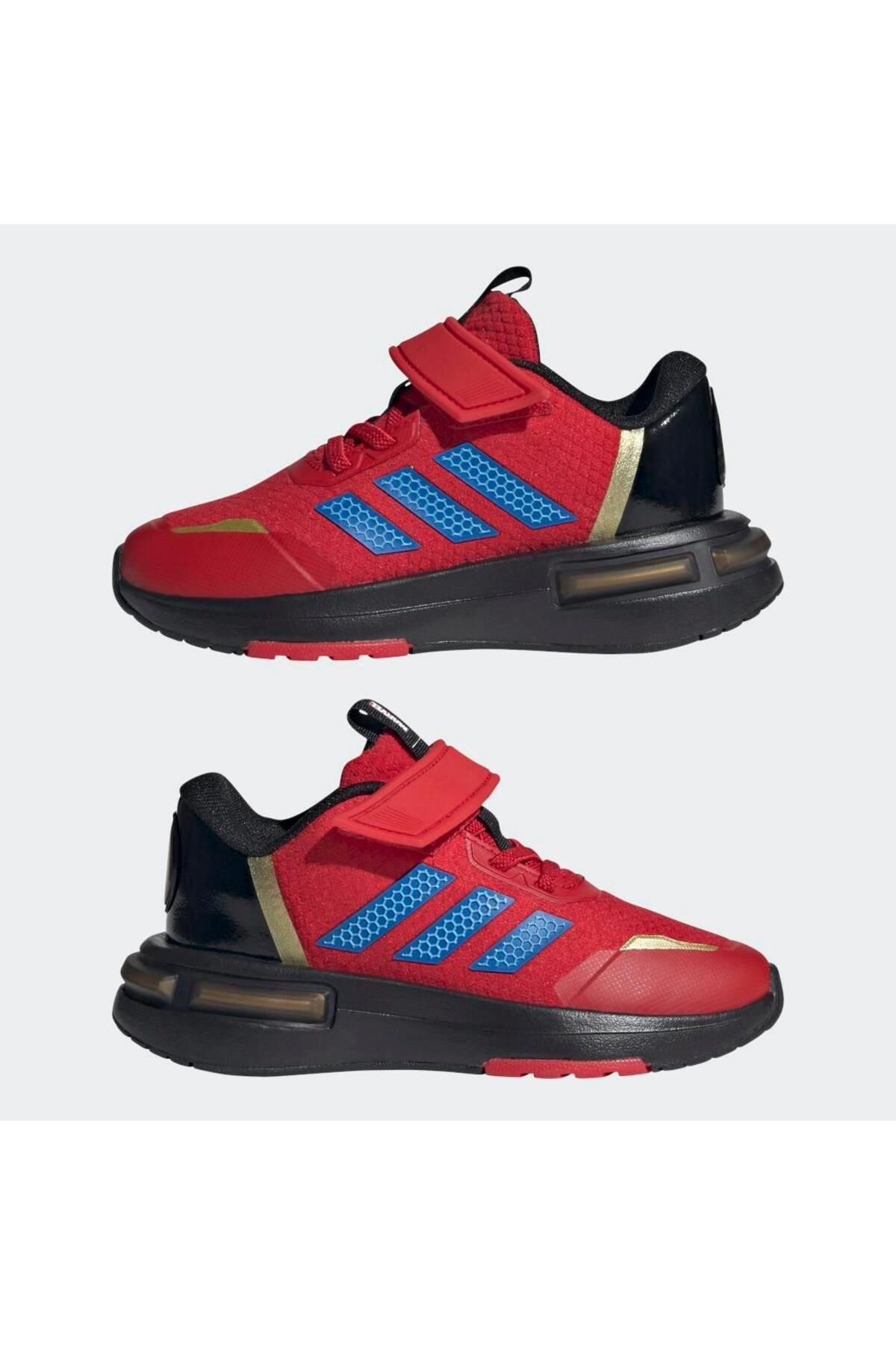 adidas کفش‌های راحتی کودکانه رنگارنگ Marvel Iron Man Racer El K