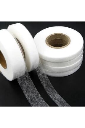 Modern Teknik Tekstil Çift Taraflı Yapışkan Hayal Tela-örümcek Tela- 2 Cm 100...