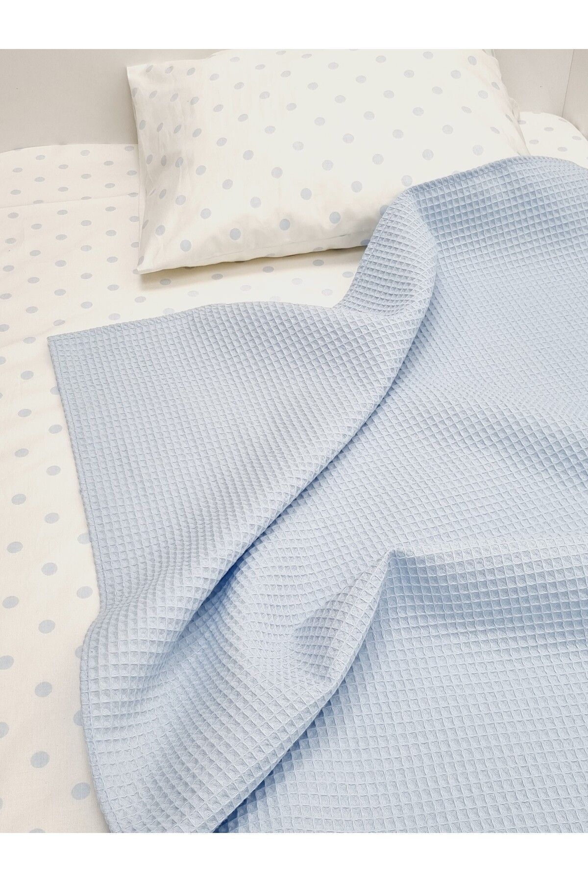 Yada Baby %100 Pamuk Poplin Waffle Bebek Pike Takımı (80 X 120 CM) (OEKO-TEX SERTİFİKALI) fotoğrafı 6 (önizleme)