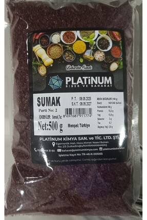 Platinum SUMAK-500 gr-Saf ve Doğal