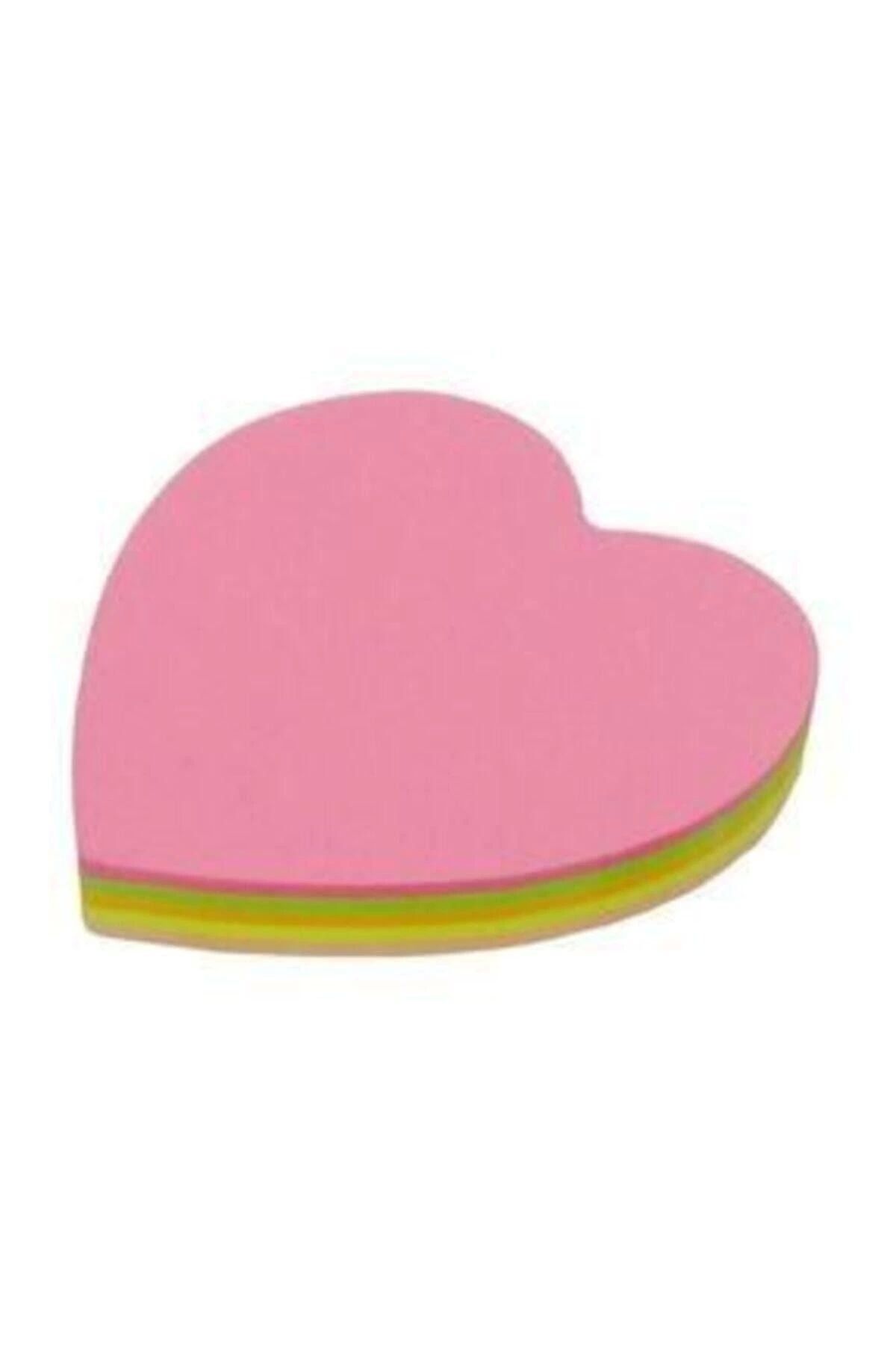 Noki-Adhesive Heart Patterned Post-it 12356-80 3