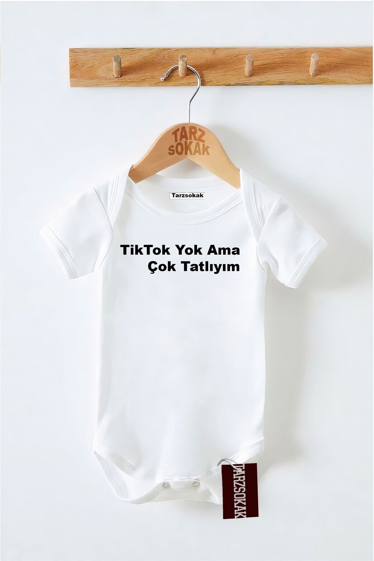 Tarzsokak Kısa Kol Body TİKTOK YOK AMA ÇOK TATLIYIM KODZıbın19