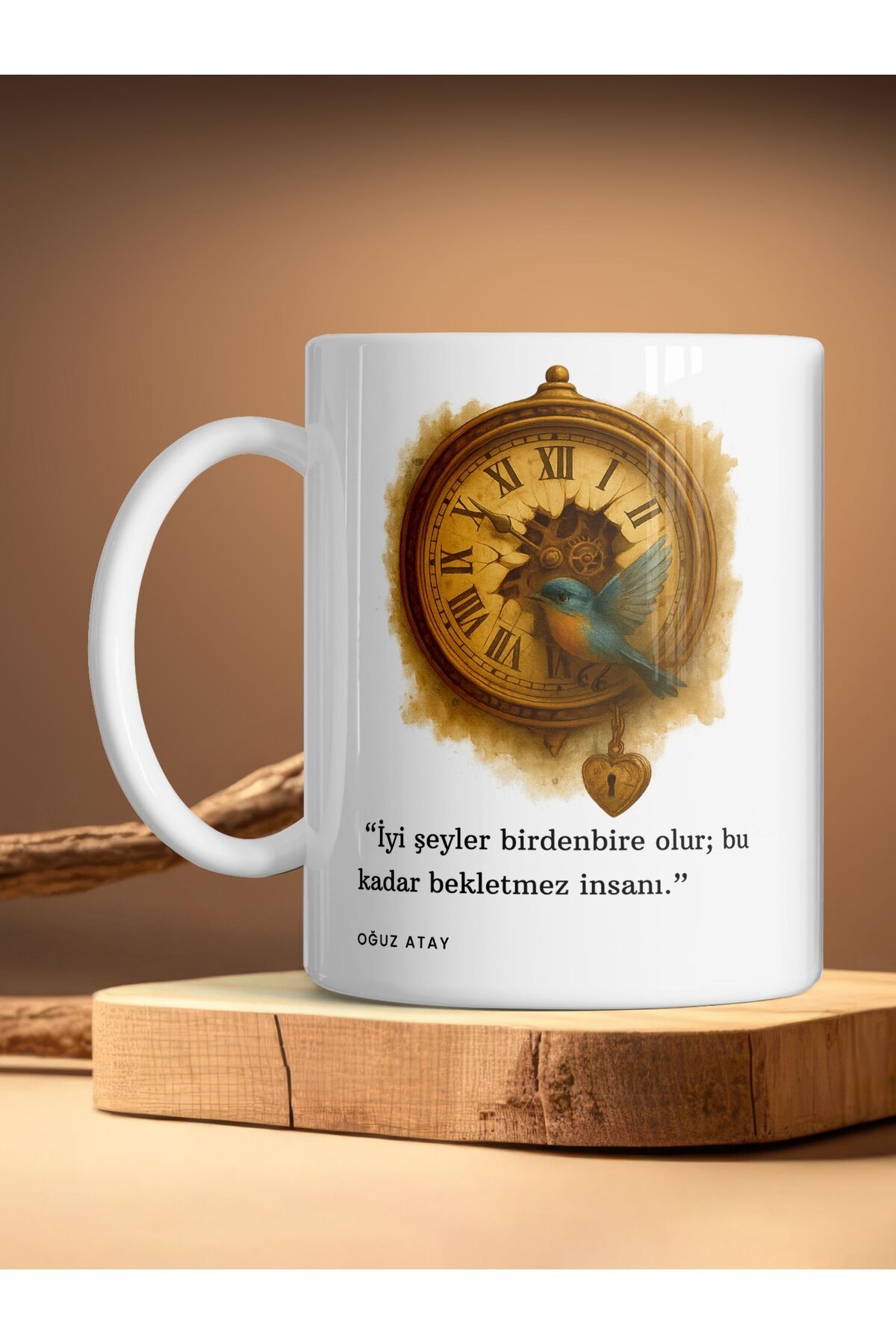 kuphane Yazar Alıntılı Kitapseverlere Özel Kupa Serisi - Kitap Kurdu Hediyesi