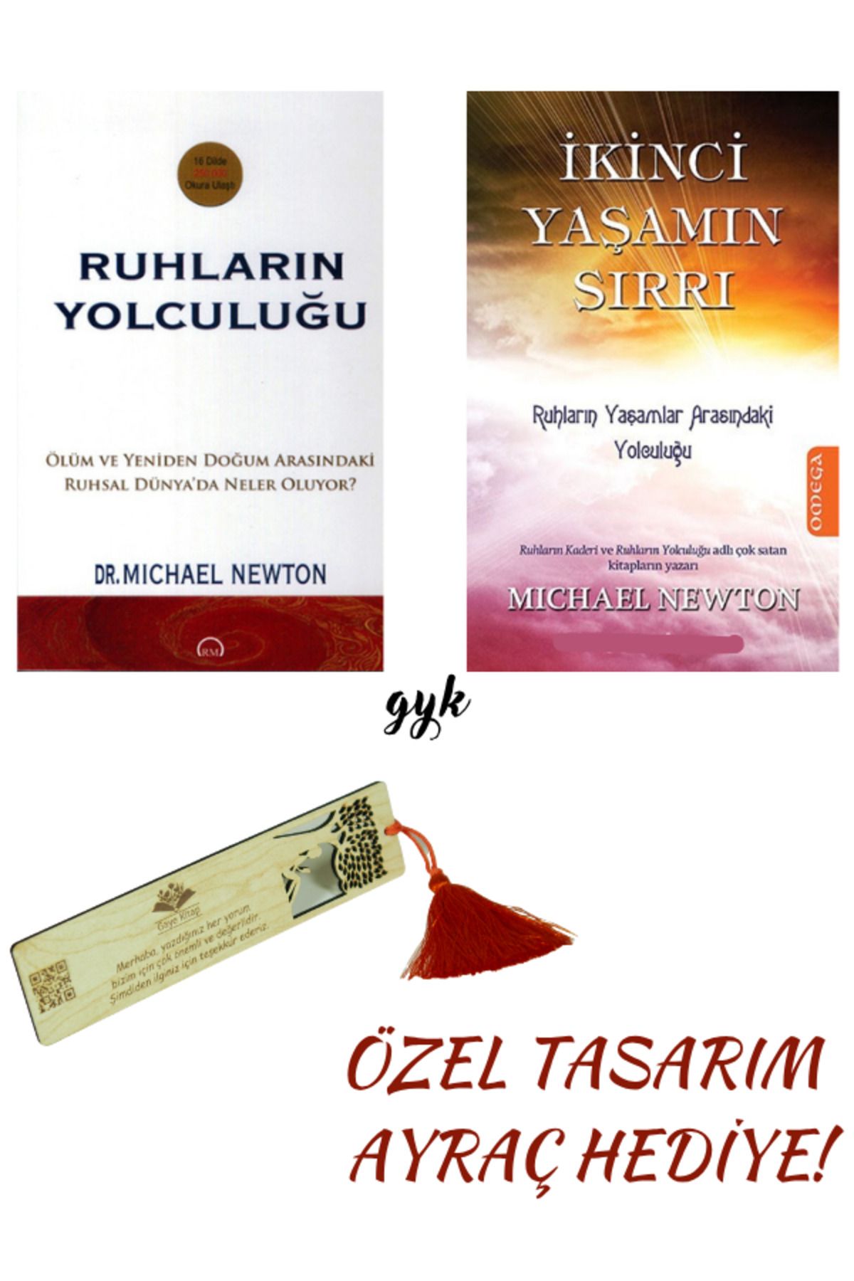 Omega Yayınları Ruhların Yolculuğu+İkinci Yaşamın Sırrı ÖZEL TASARIM AYRAÇ HEDİYELİ !
