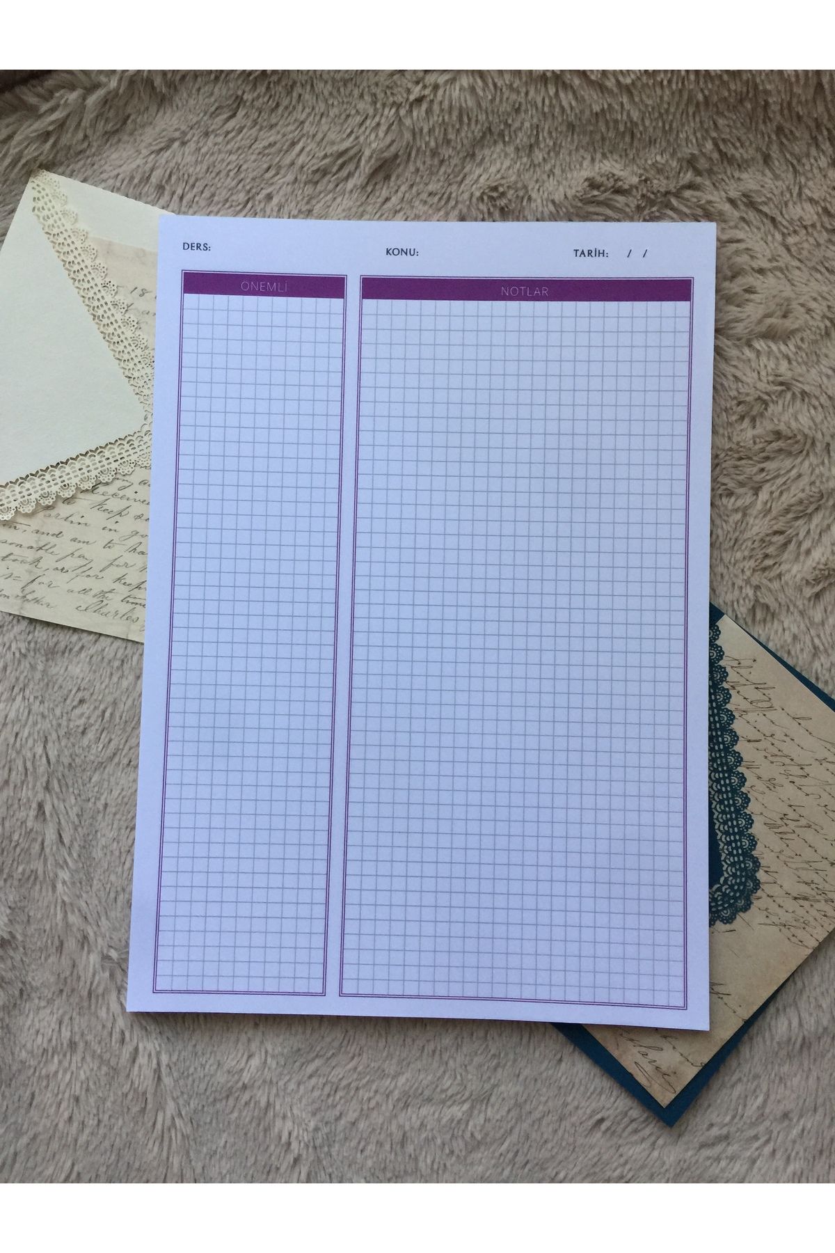 LaCerdaDesign A4 Notepad, Memopad Not Defteri