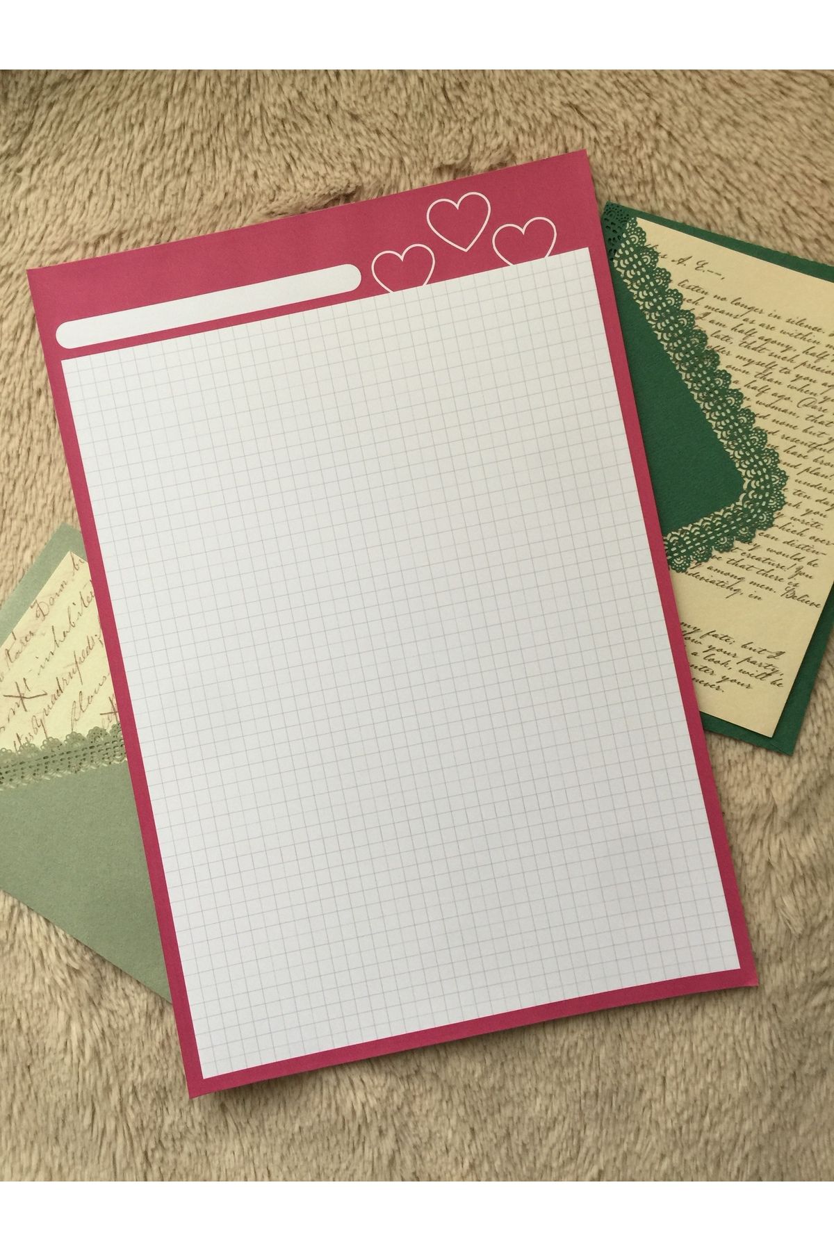 LaCerdaDesign A4 Kalpli Notepad, Memopad, Not Defteri