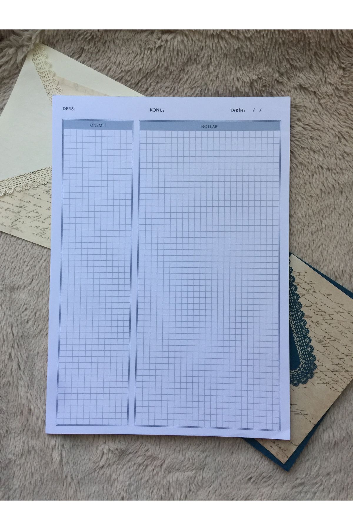 LaCerdaDesign A4 Notepad, Memopad Not Defteri