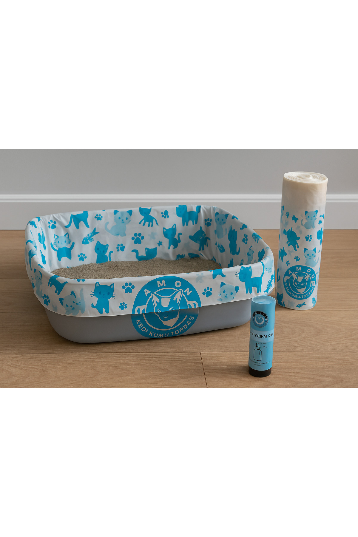 Amon Ultra Güçlü Kedi Kumu Torbası 85X50 cm