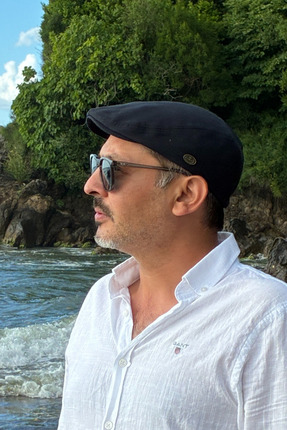 Göreme Aksesuar Yazlık Keten London Kasket Spor Kasket Şapka