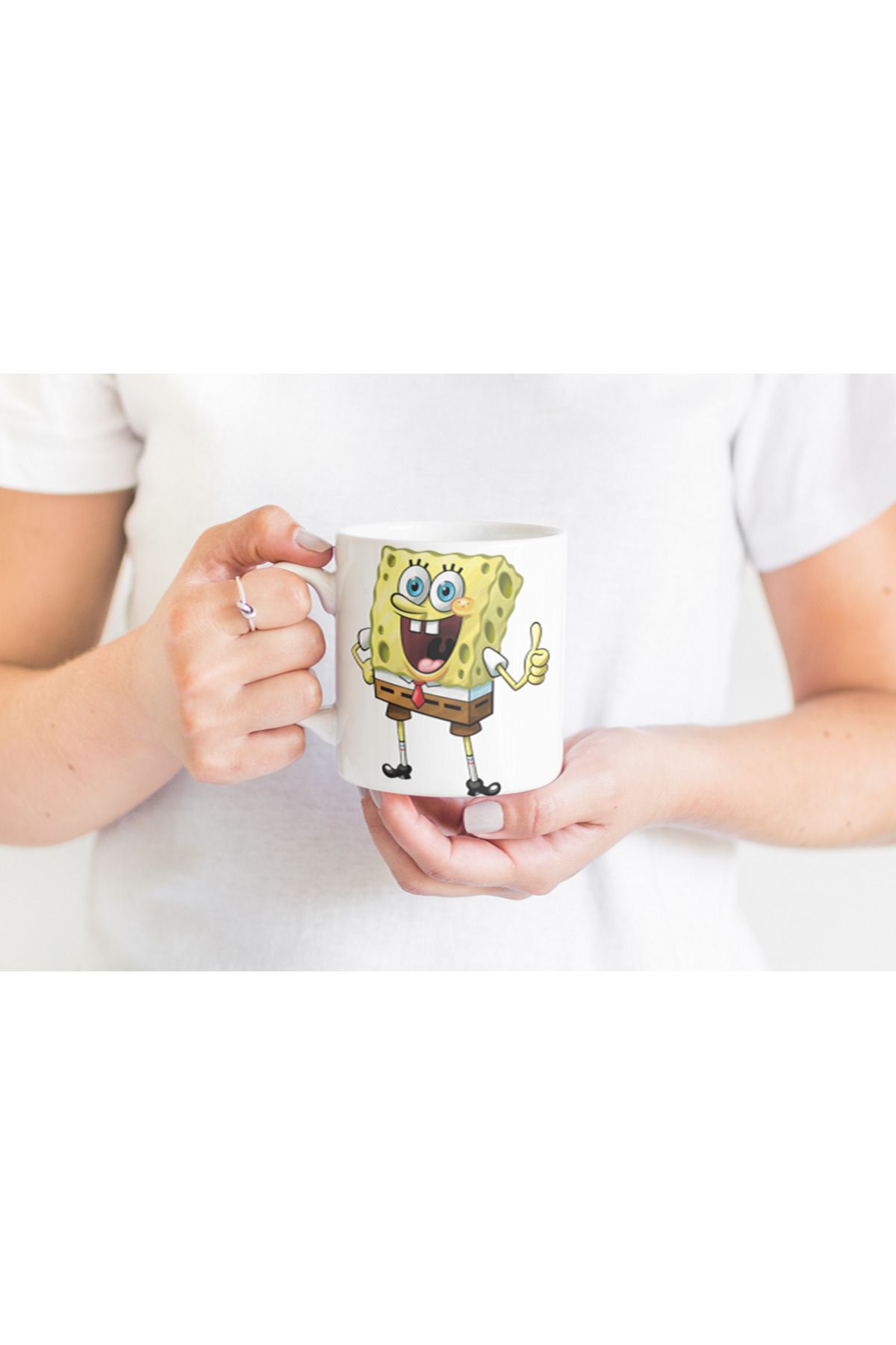 BERFA STORE Sünger bob baskı kupa bardak