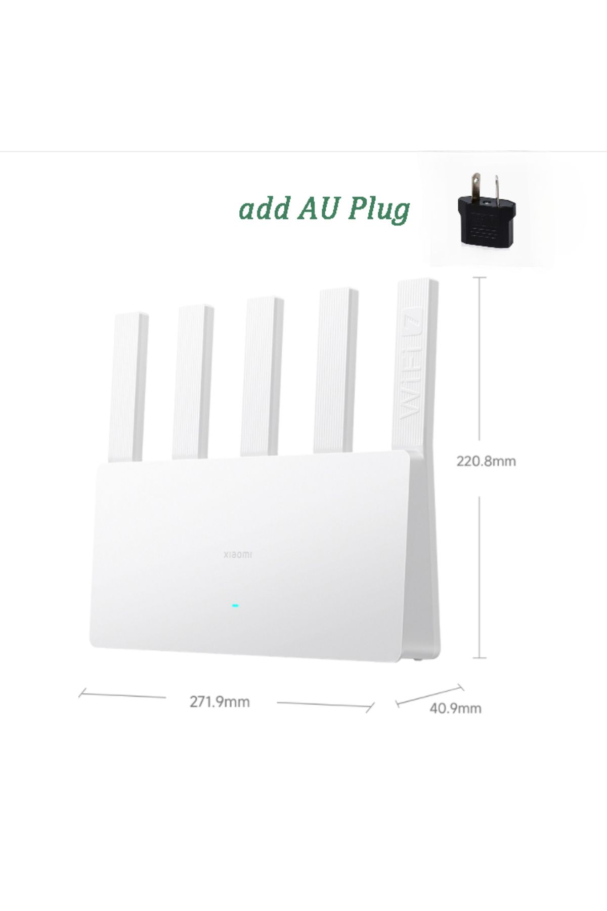Xiaomi-Add Au Adapter Router Be5000 Wifi 7 5011mbps 2.4g/2.5ghz Network Port 512mb Memory Dual Broad 1